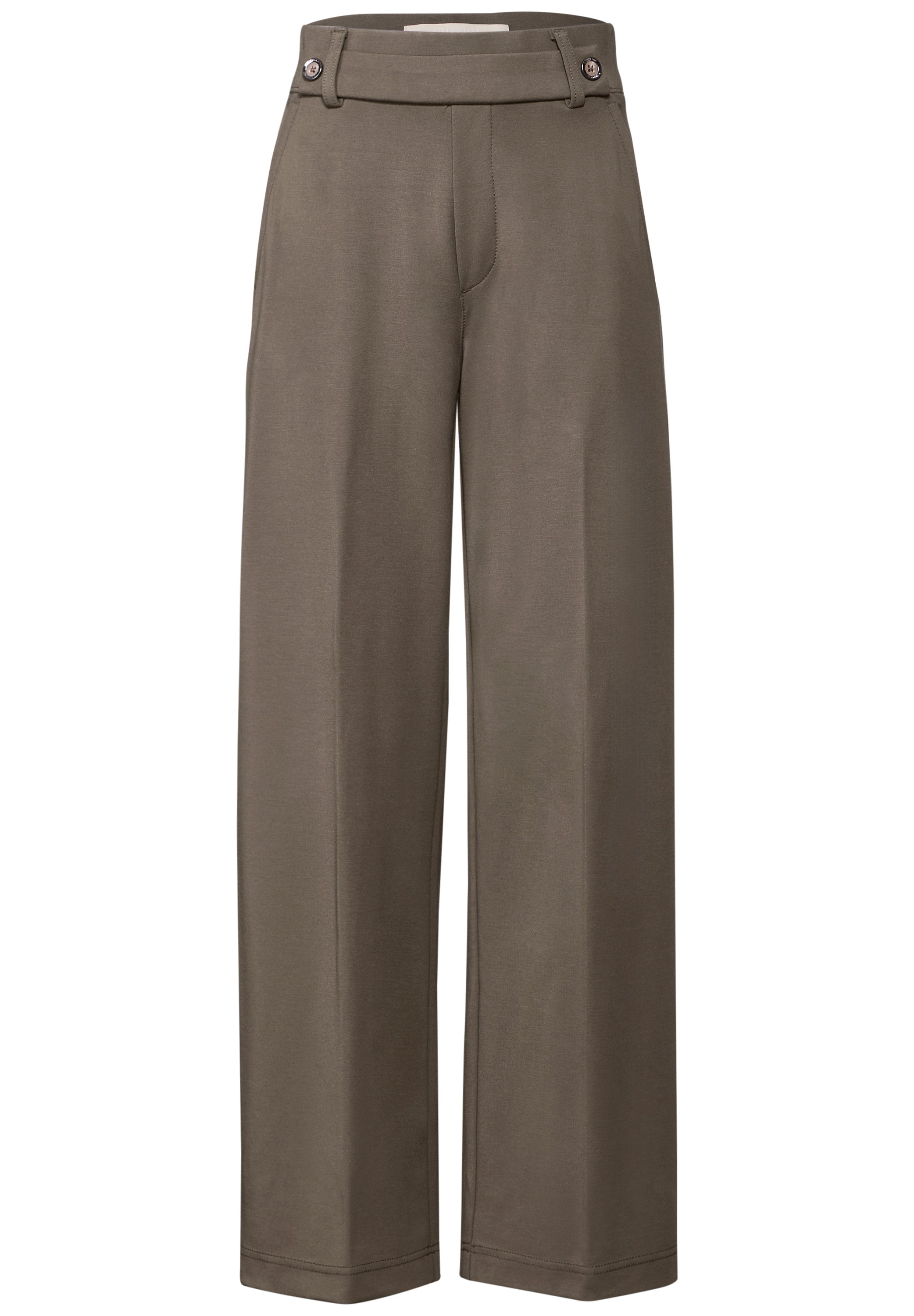 Street One Straight Leg Hose Damen High Waist Stretch Komfort