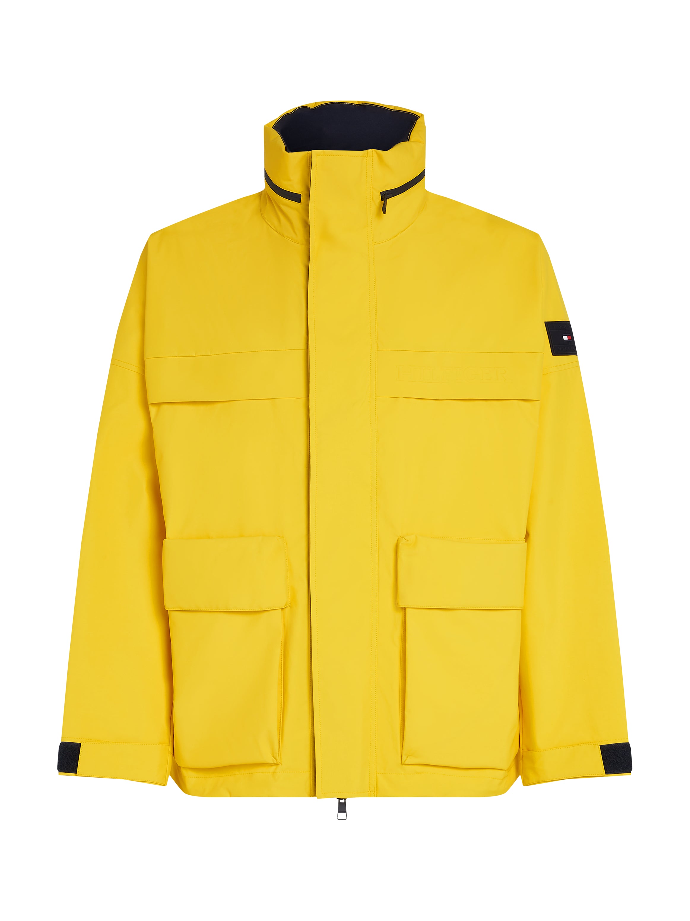 Theur Nylon Windbreaker Jacke Herren Gelb