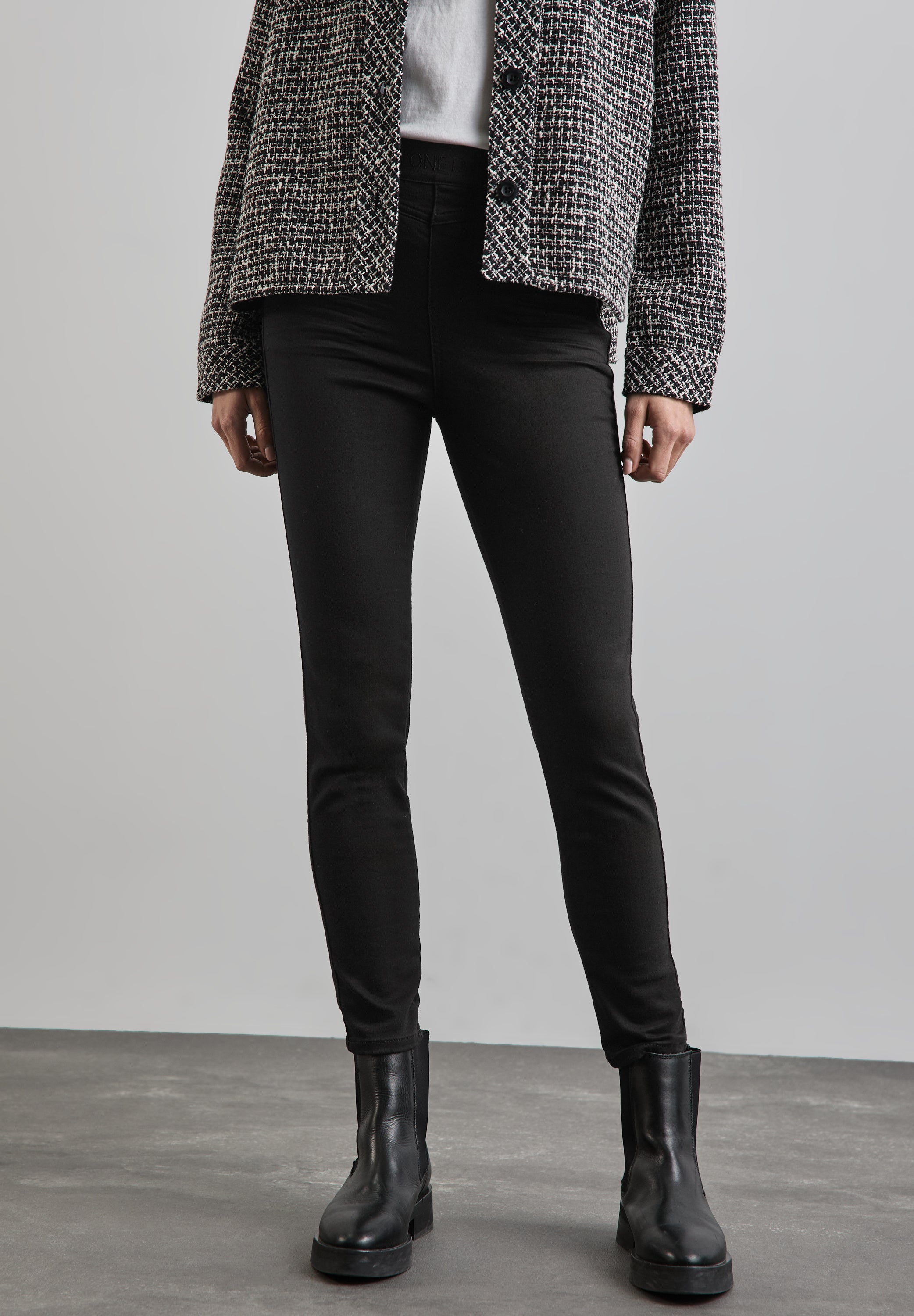 Street One Thermo-Jeggings Damen Hochbund Wärmend Stretch