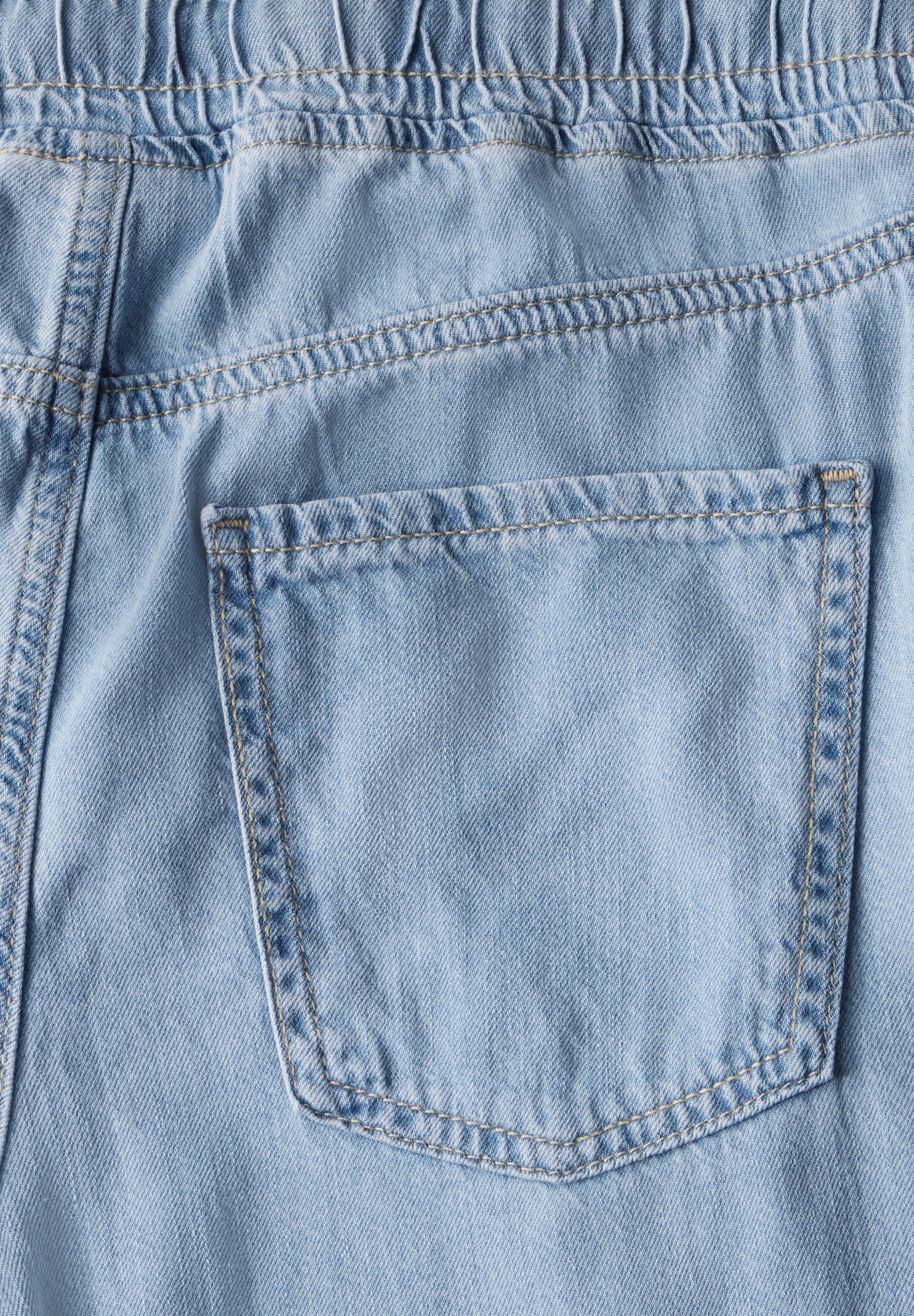 Street One Wide Leg Jeans Damen Loose Fit High Waist Baumwoll-Lyocellmix
