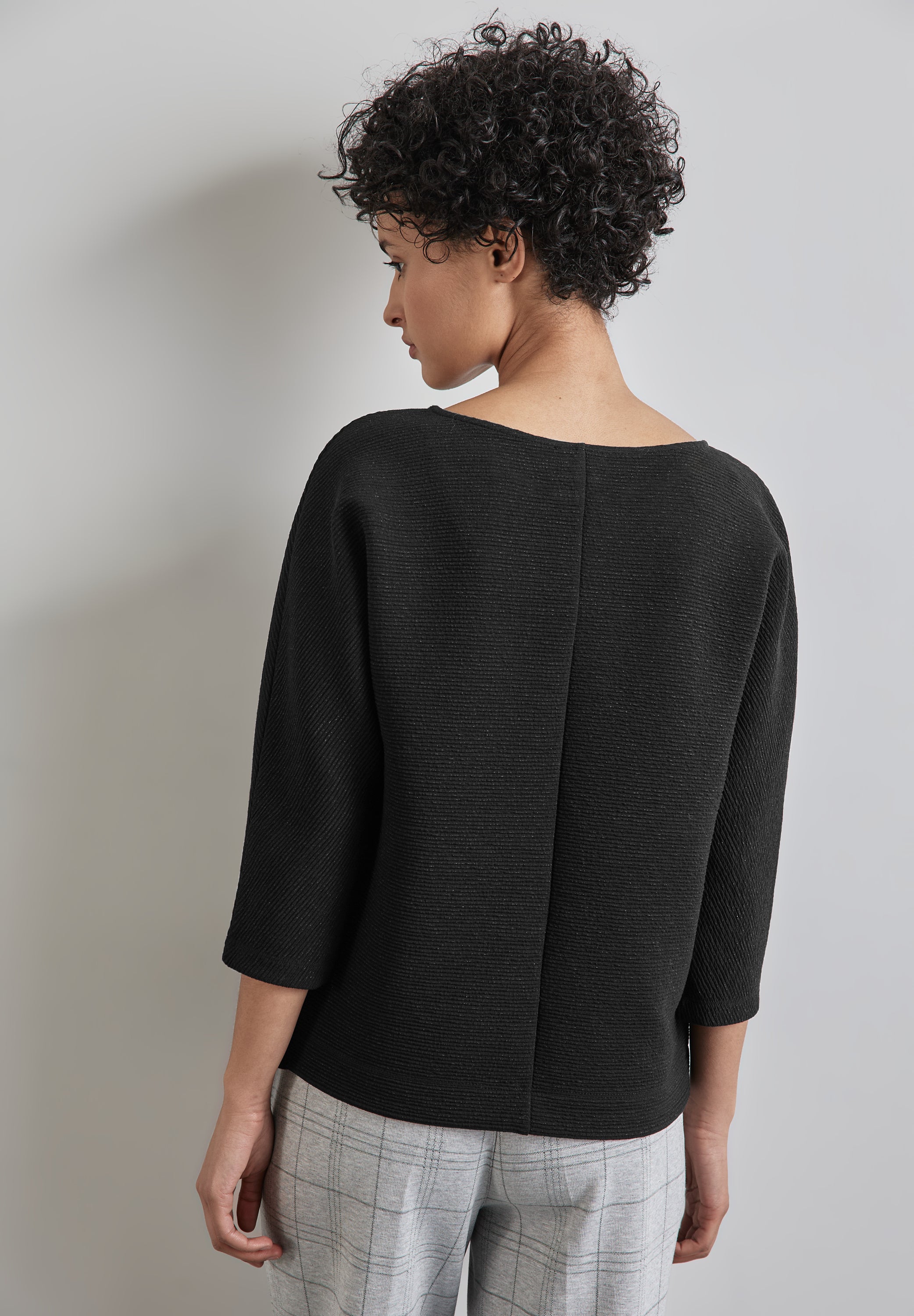 Street One Damenshirt 3/4-Arm mit U-Boot-Ausschnitt