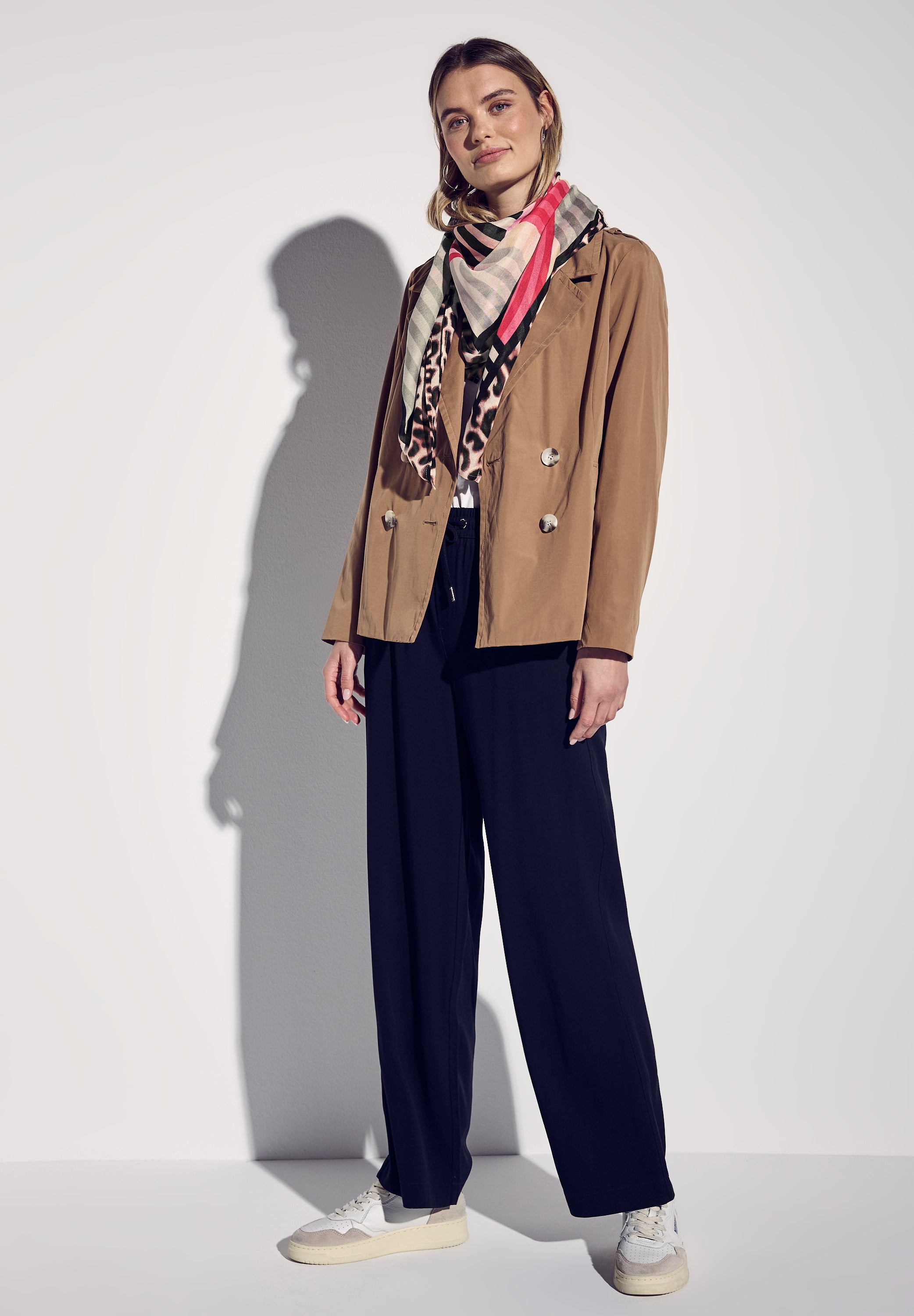 Street One Quadratisches Tuch Damen Weicher Mustermix Modal