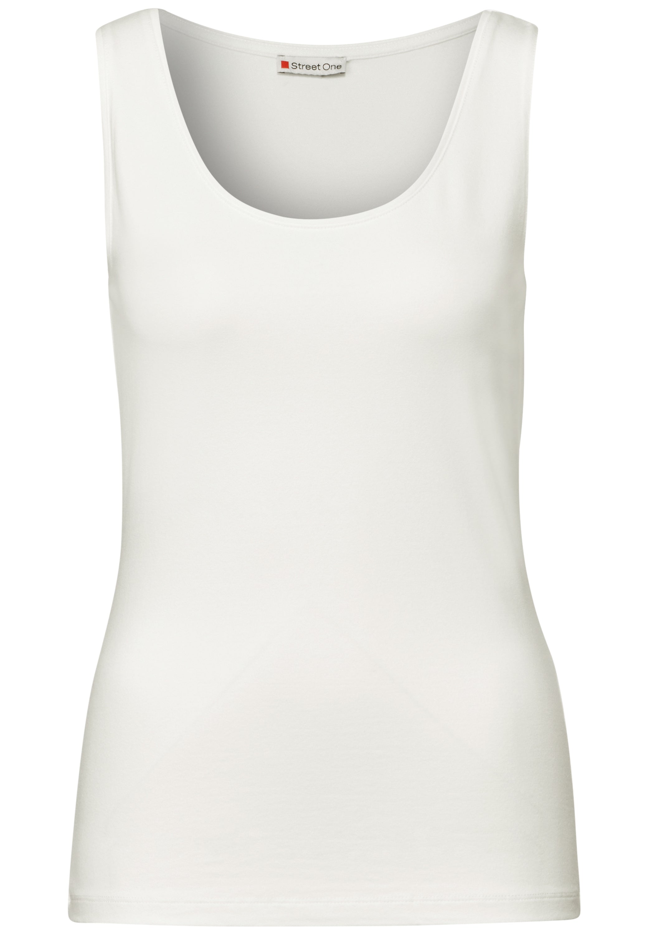 Street One Basic Top Anni Damen Stretch-Materialmix