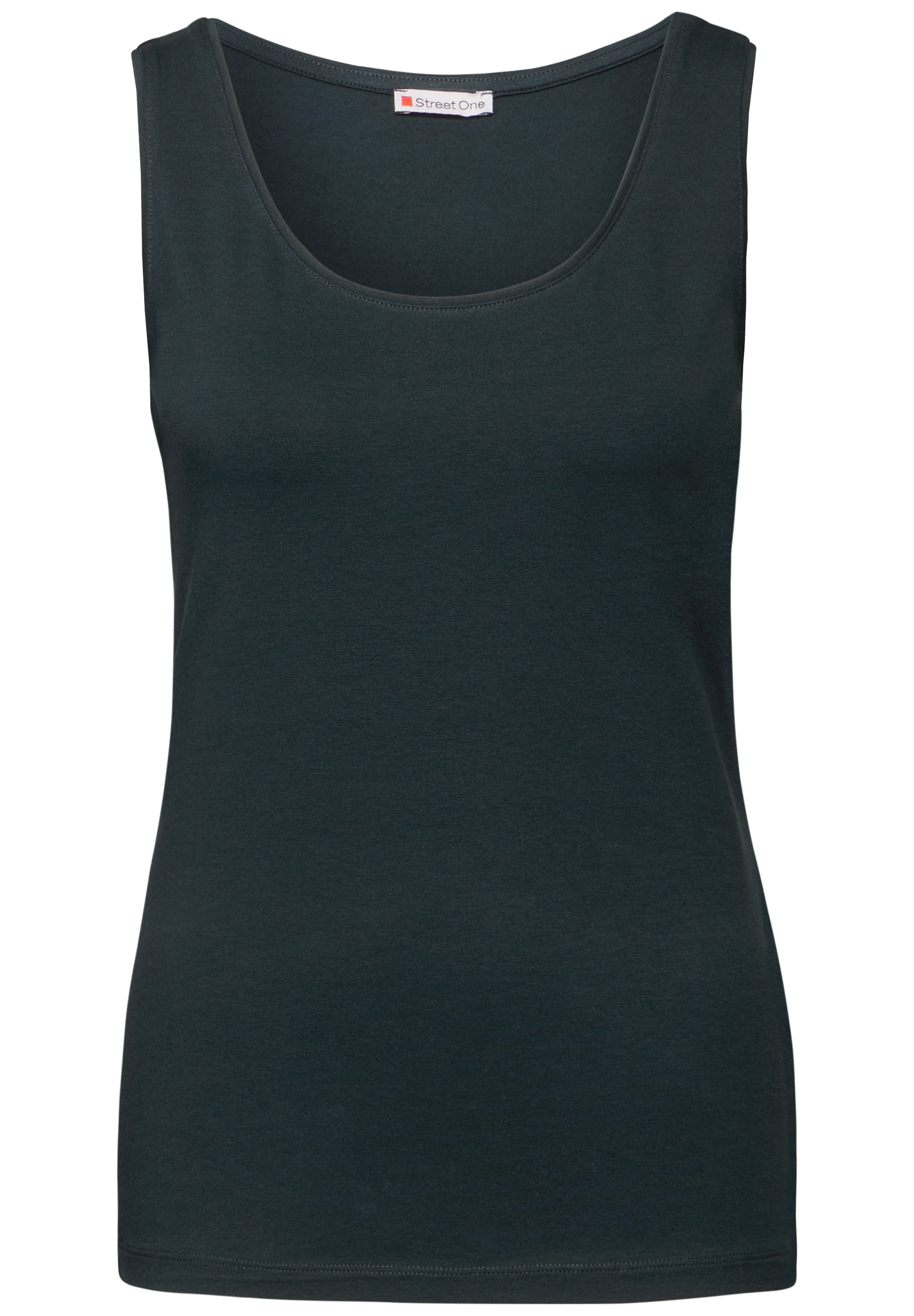 Street One Basic Top Anni Damen Stretch-Materialmix