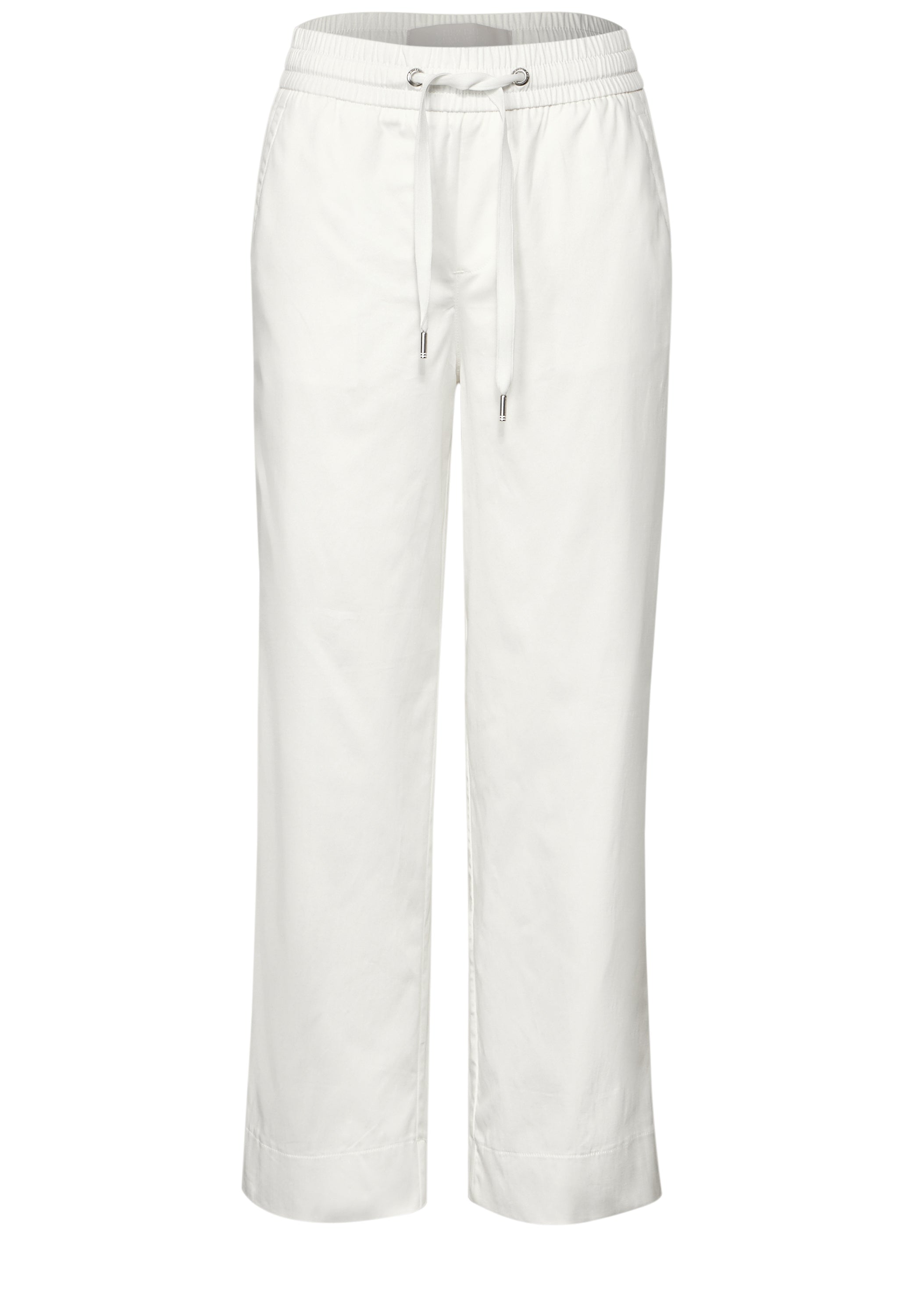 Street One Damen Hose Casual Fit High Waist Straight Legs Bequem