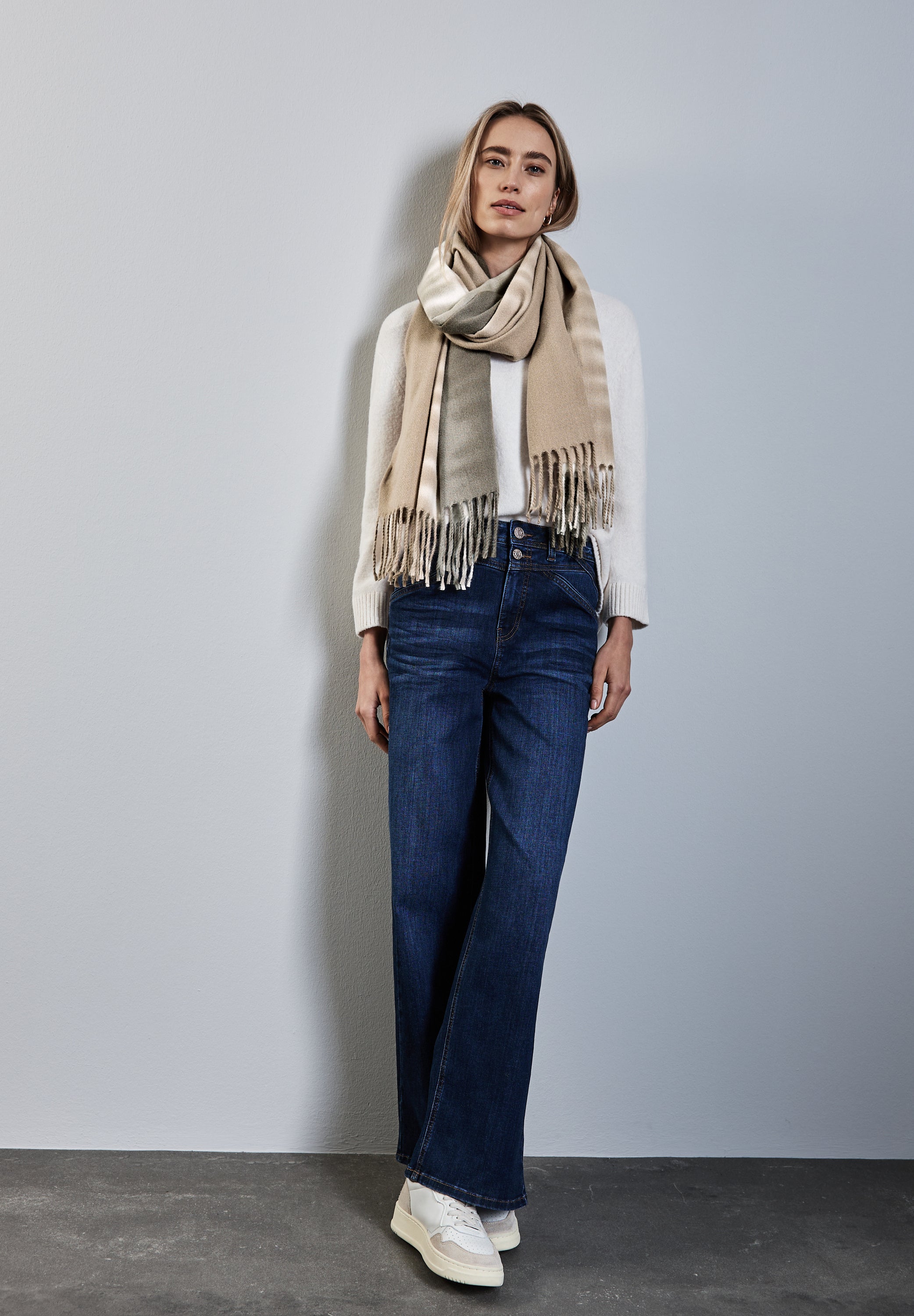 Street One Dip Dye Schal Damen Kuschelig Weich