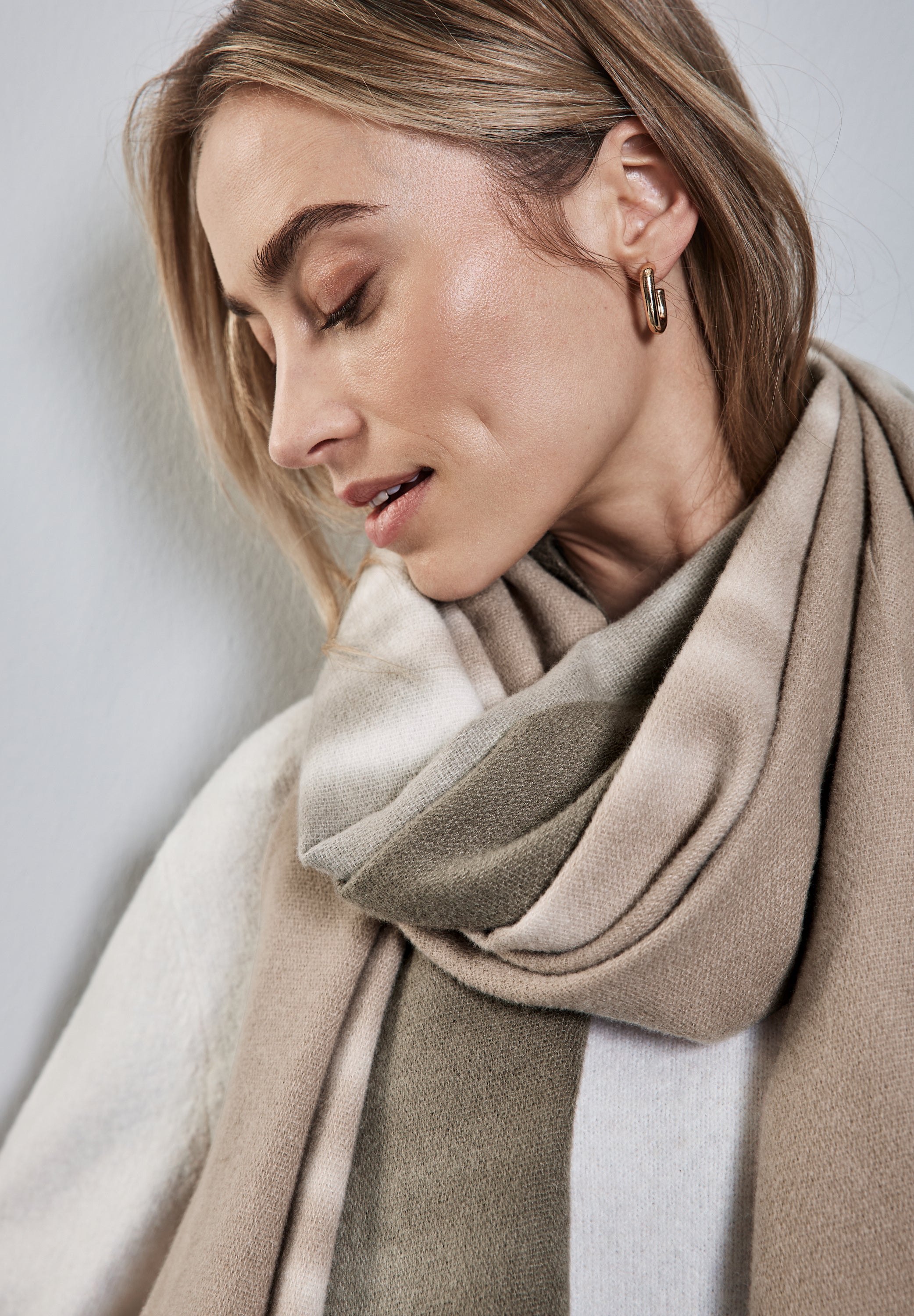 Street One Dip Dye Schal Damen Kuschelig Weich