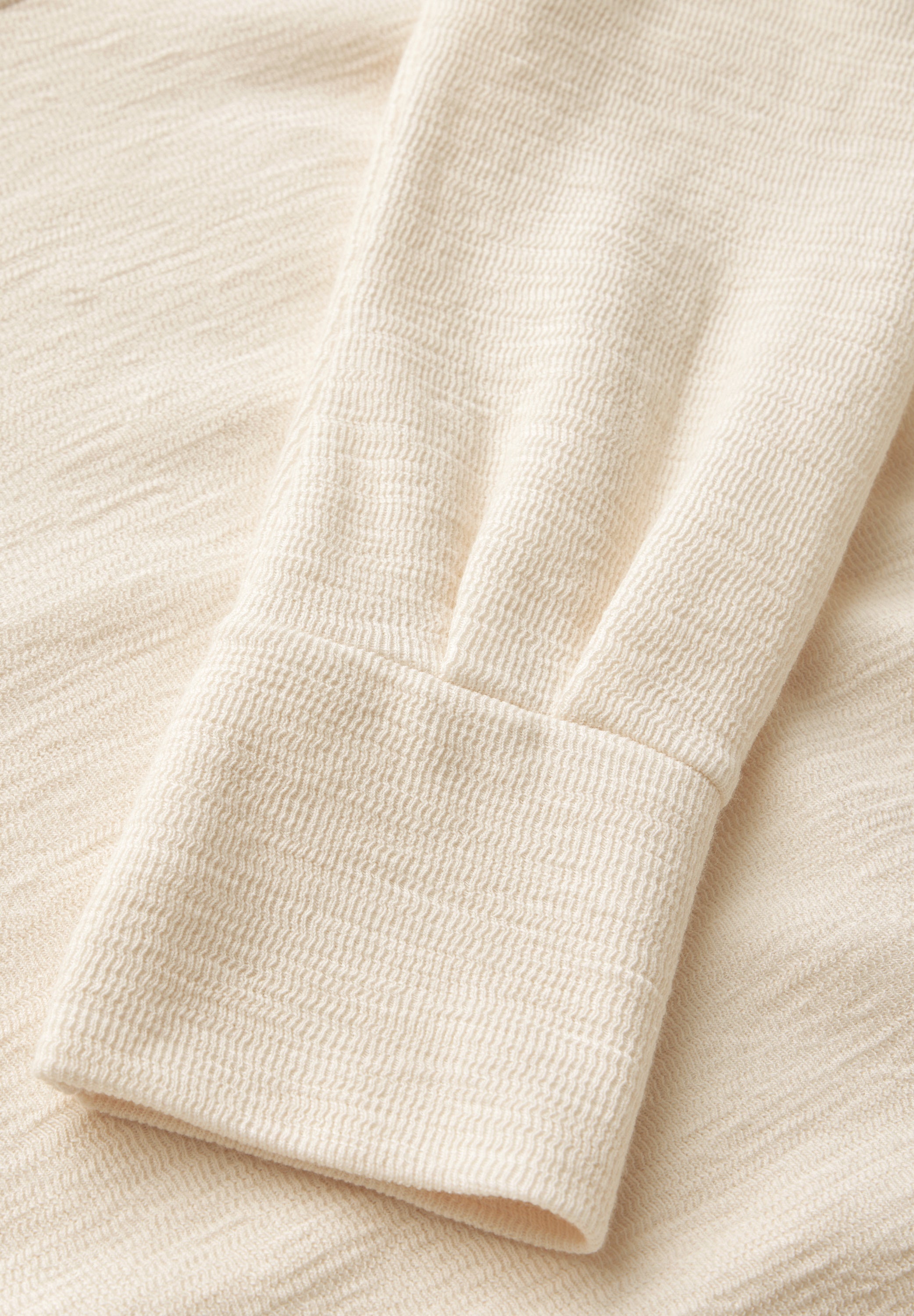 Street One Damen Langarmshirt mit V-Ausschnitt und elastischem Saum