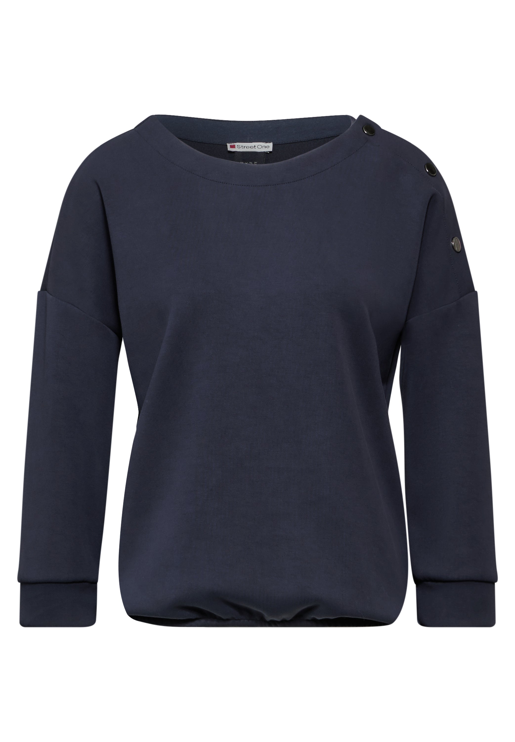 Street One Shirt im Silk Look Damen Elegant mit 3/4 Arm