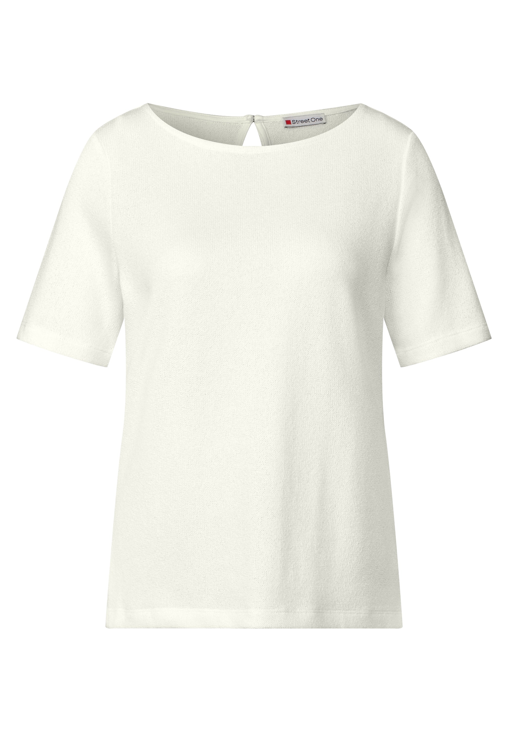 Street One Strick-Look T-Shirt Damen Bequem und Feminin