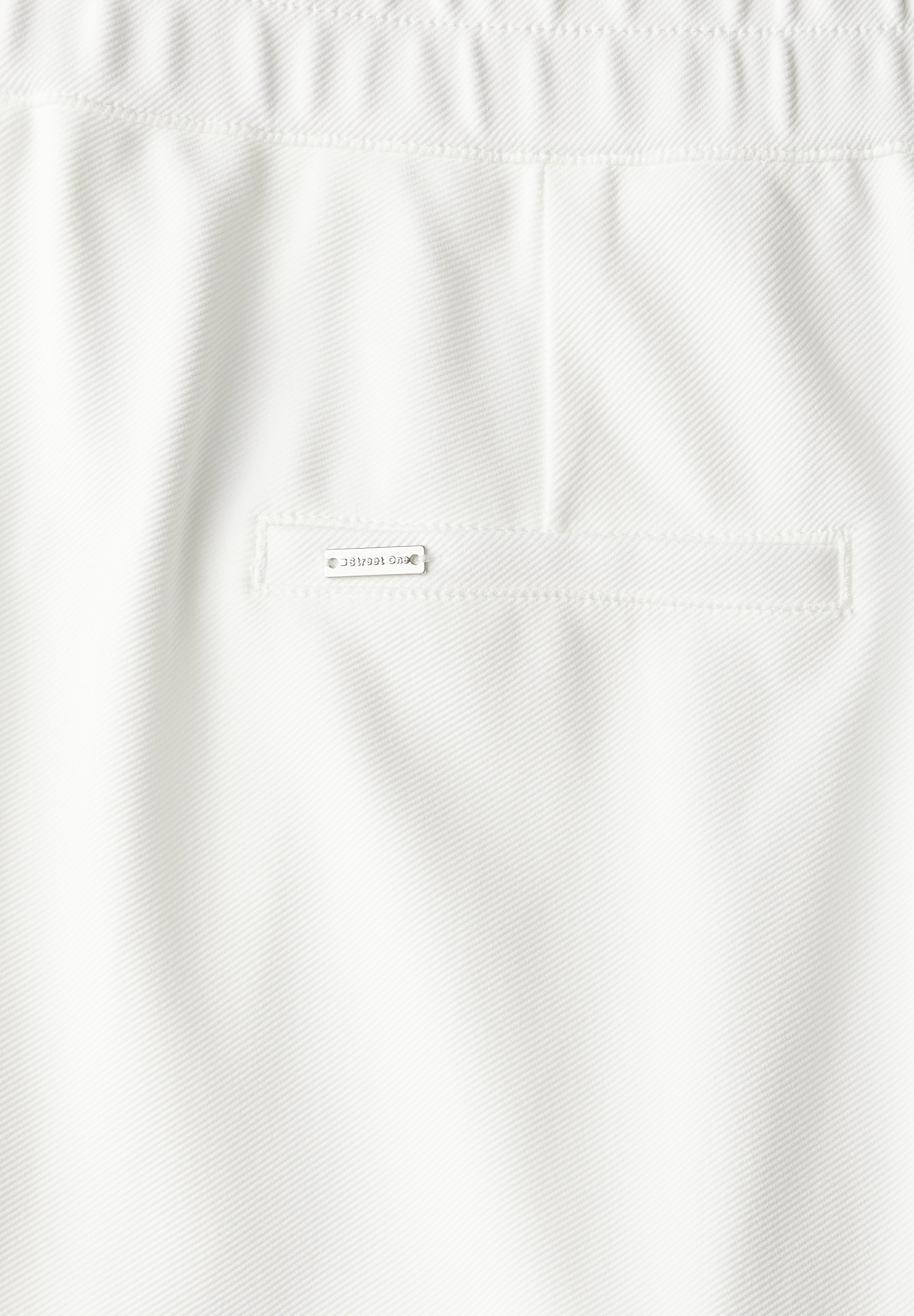 Street One Twill-Hose Straight Leg 7/8 Damen High Waist