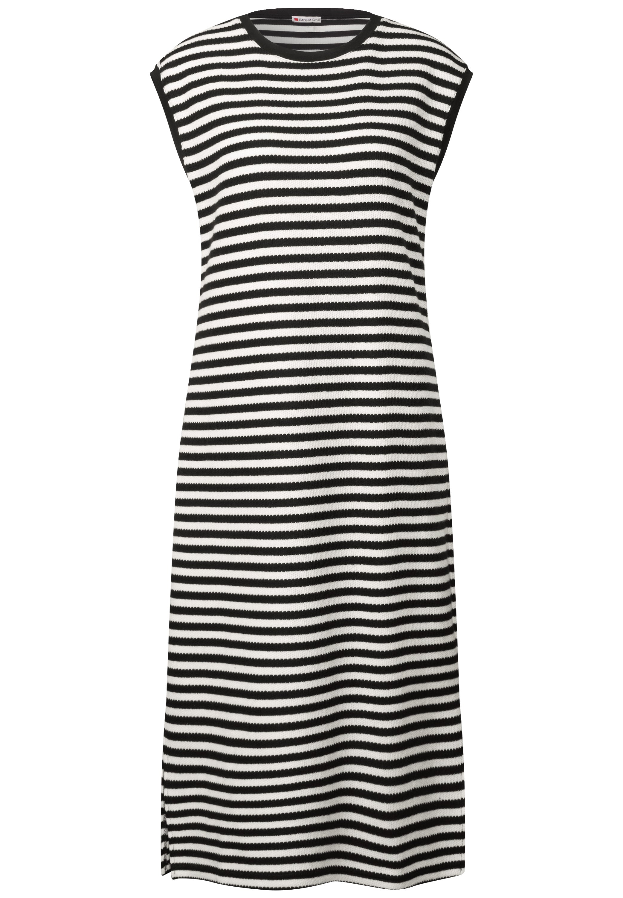 Street One ärmelloses Midi-Kleid Damen lässiges Streifenmuster