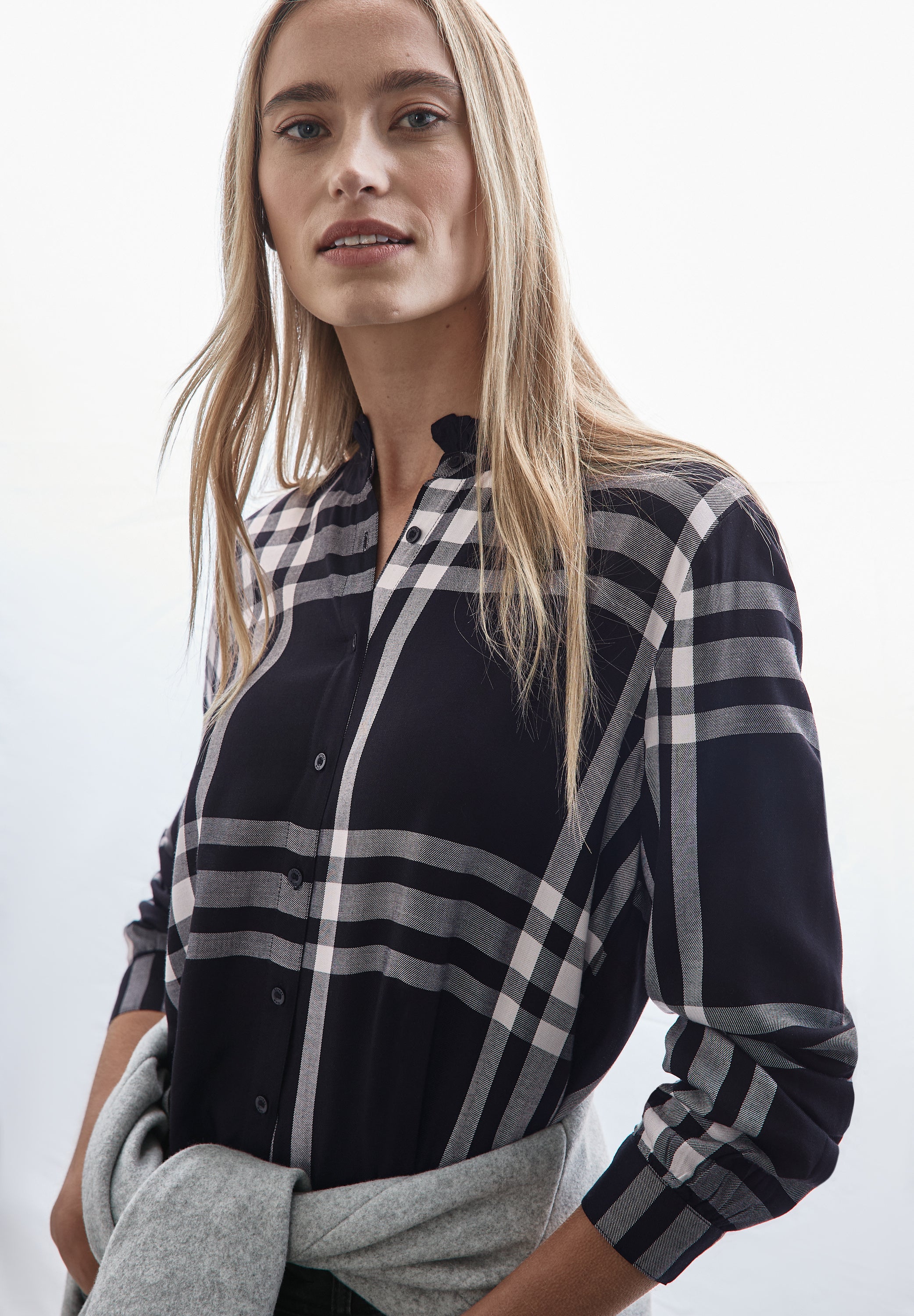 Street One Bluse Damen Rüschen Elegant