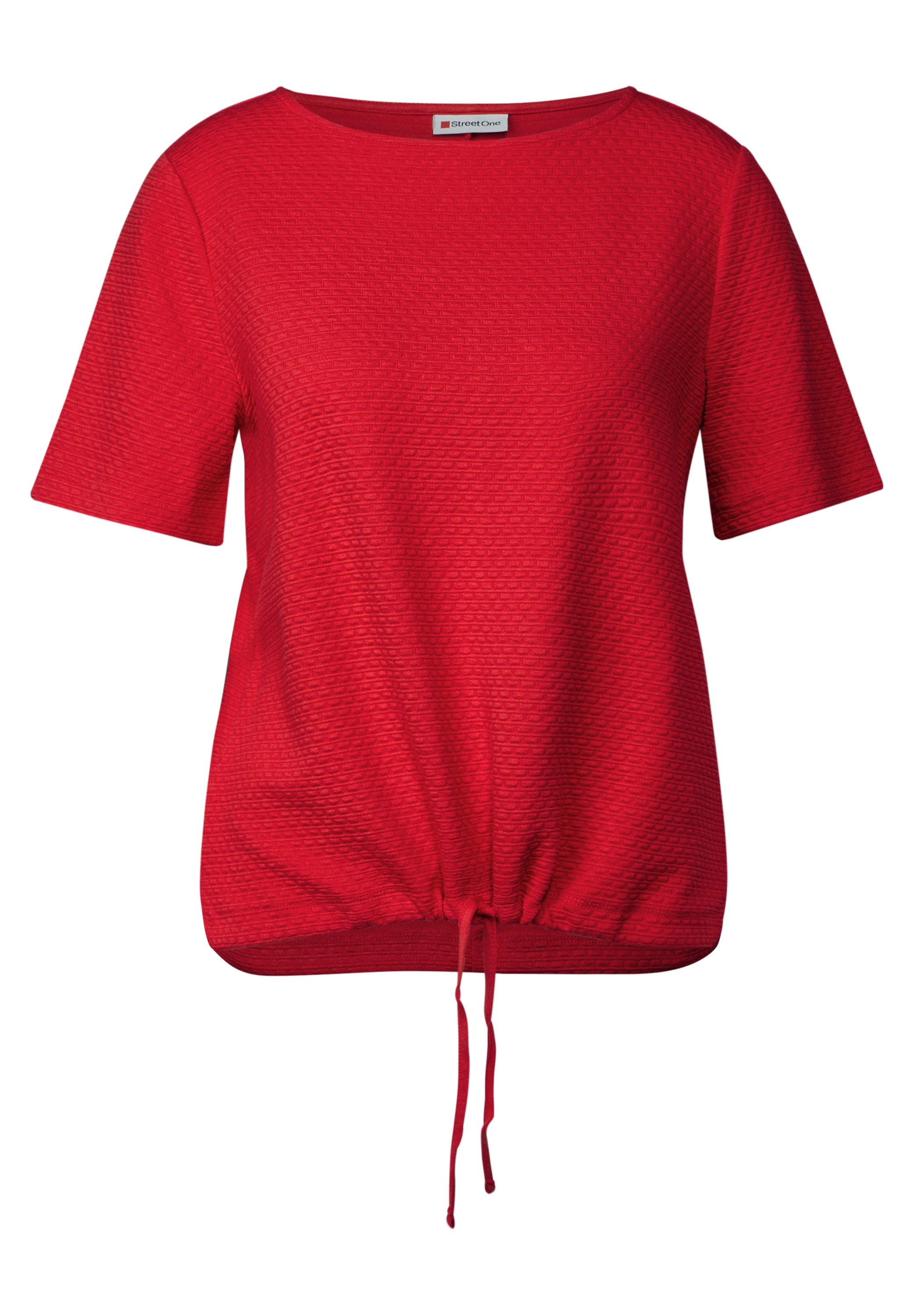 Street One Strukturshirt Damen Feminin mit Tunnelzug