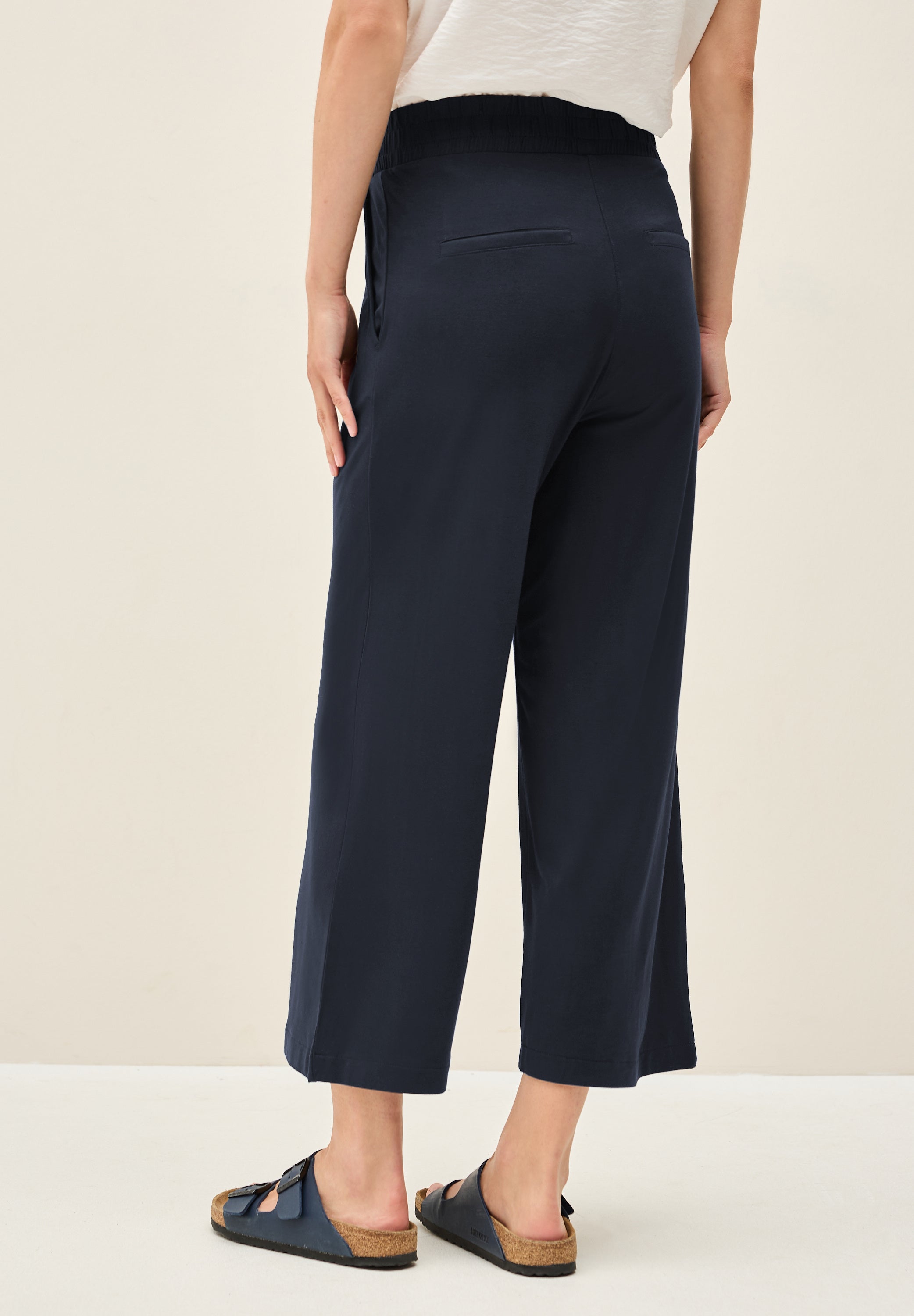 CECIL Wide Leg Jersey-Hose Damen Bequem