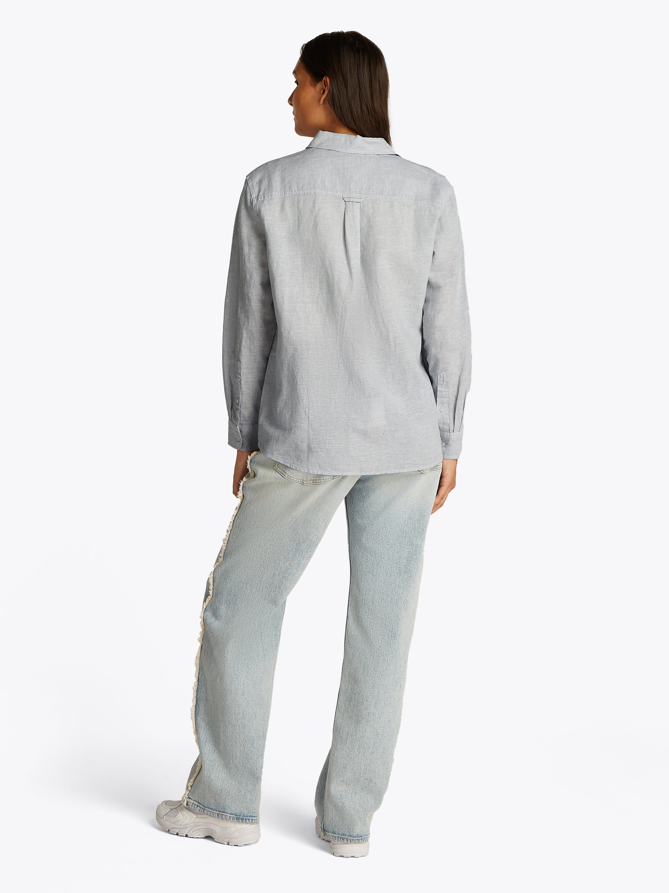 The Urban Realm RLX Linen Shirt Damen Sommerleinenhemd