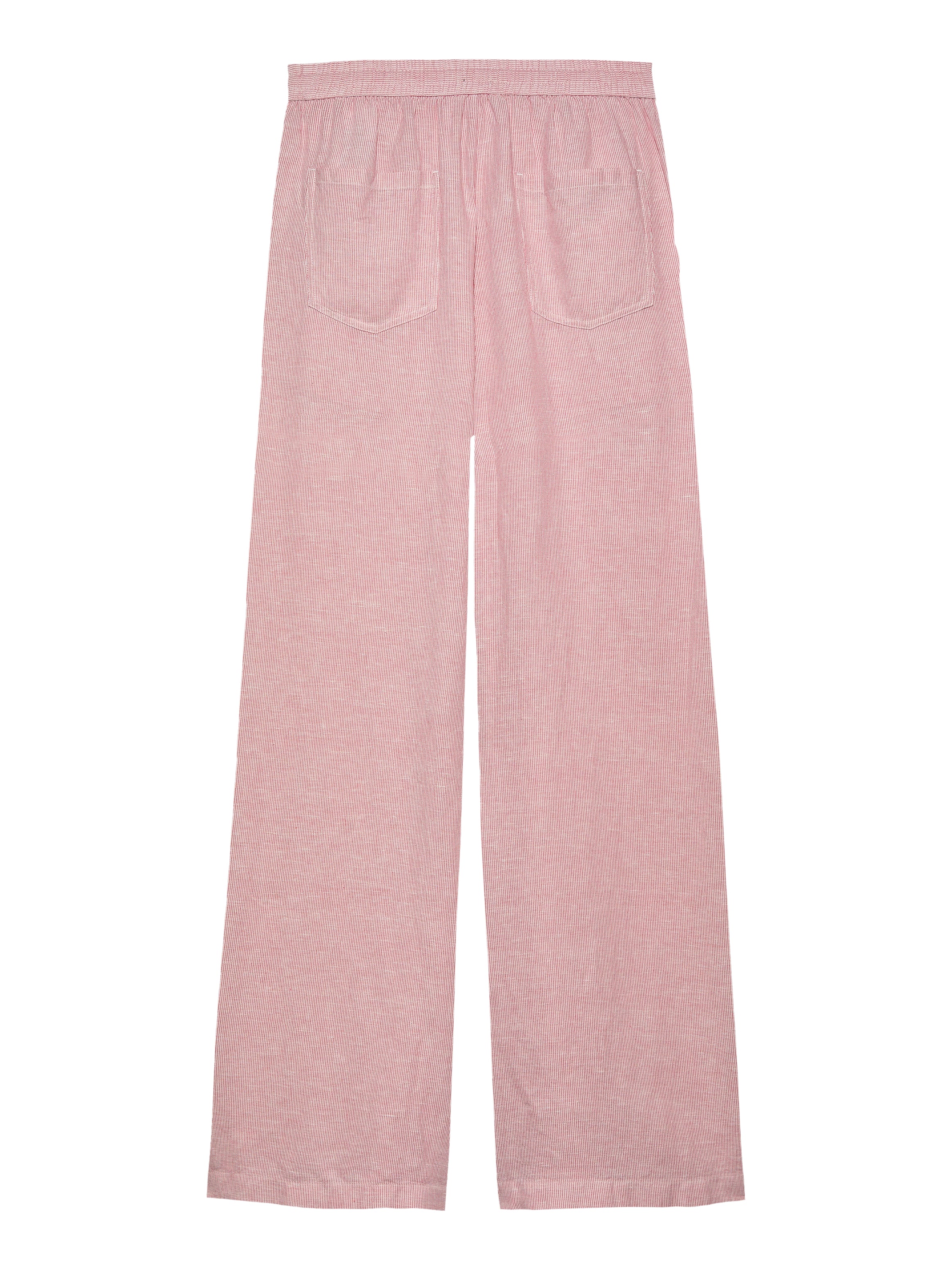 TJW LINEN PANT Damen Precious Pink/Stripe