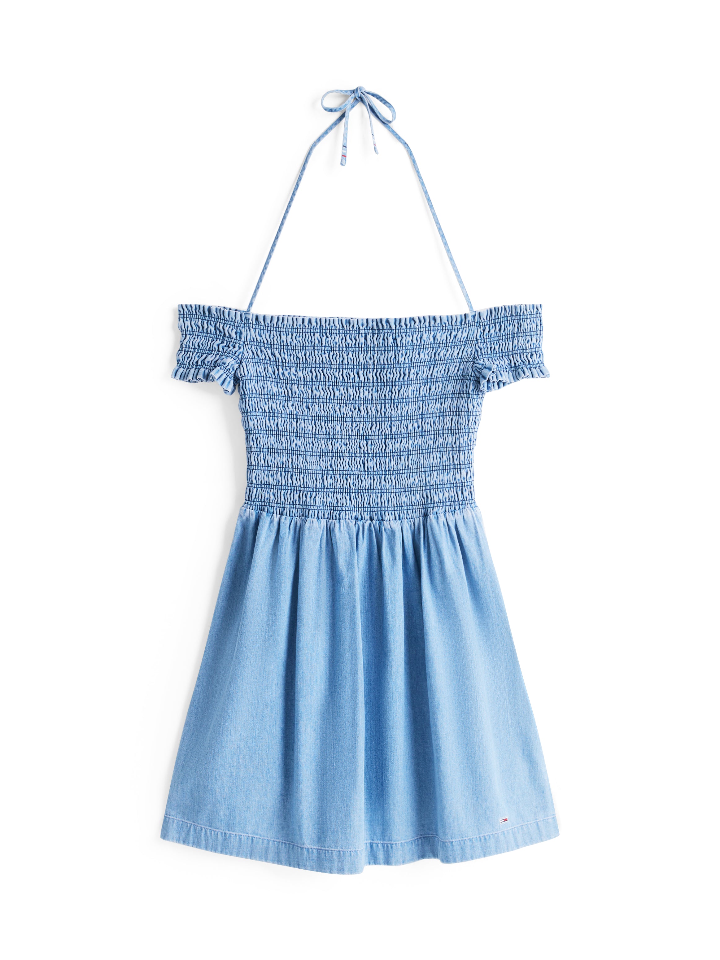 TJW CHAMBRAY FIT & FLARE DRESS Damen Blau