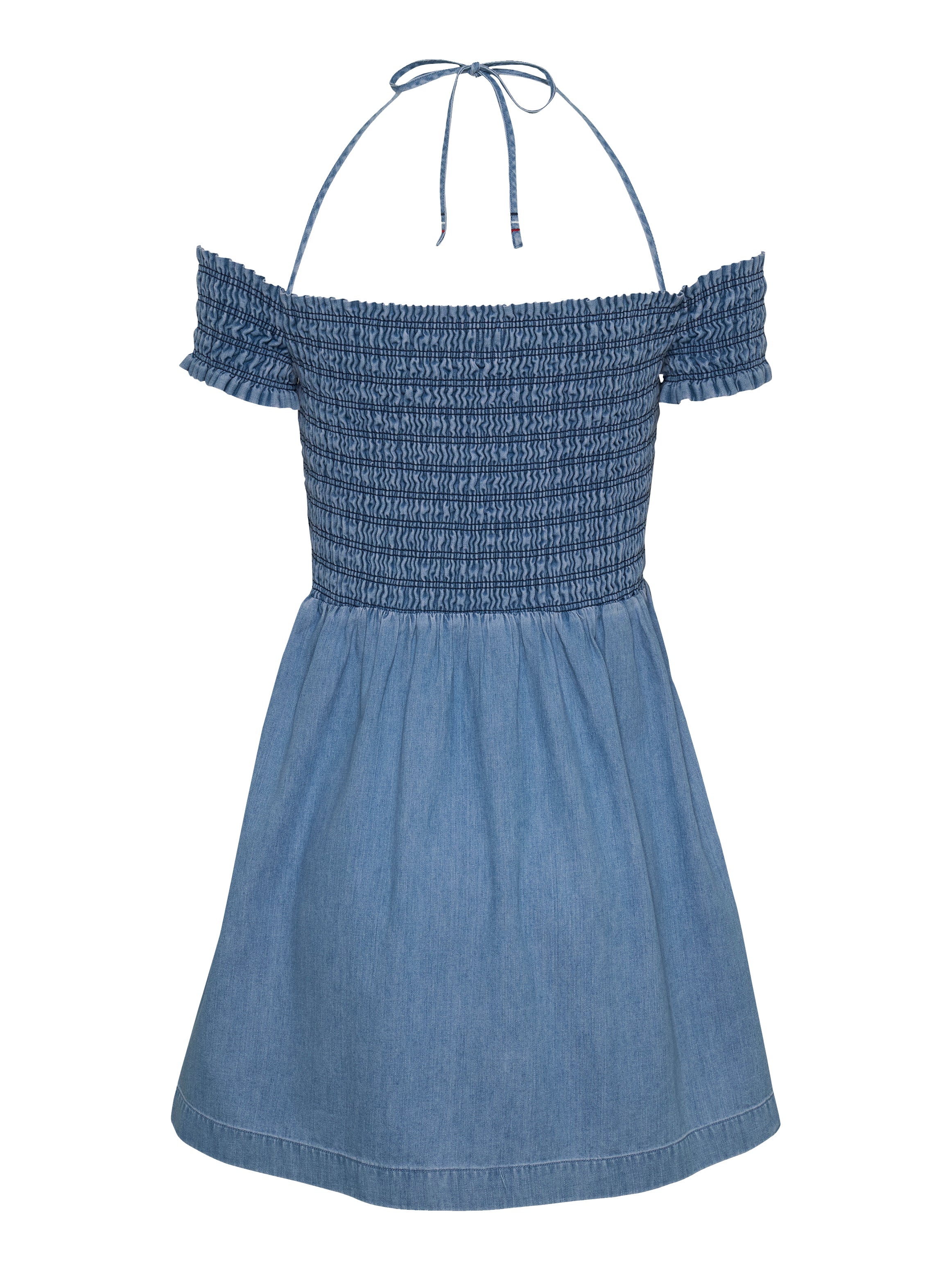 TJW CHAMBRAY FIT & FLARE DRESS Damen Blau
