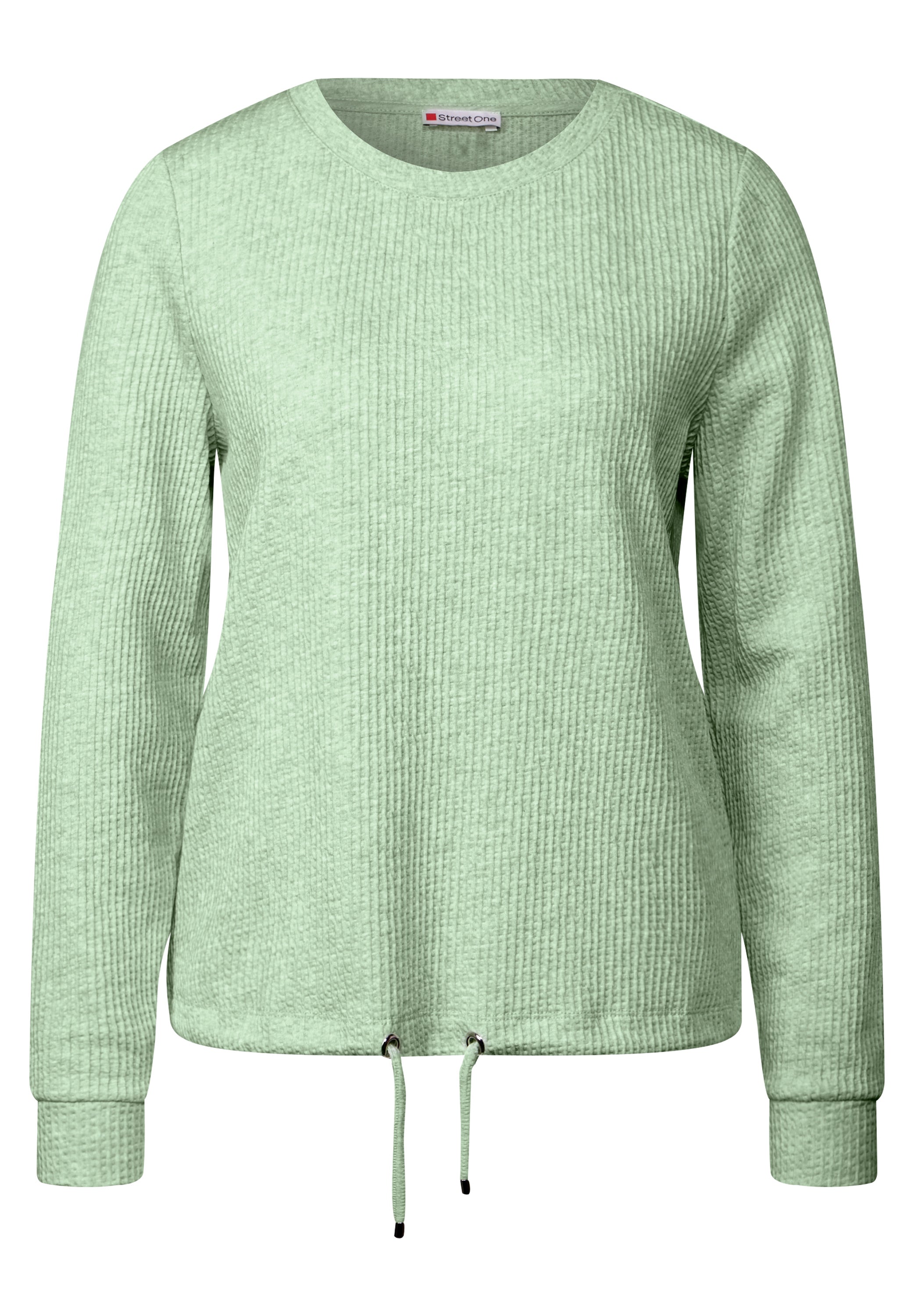 Street One Strukturshirt Damen kuschelig bequem