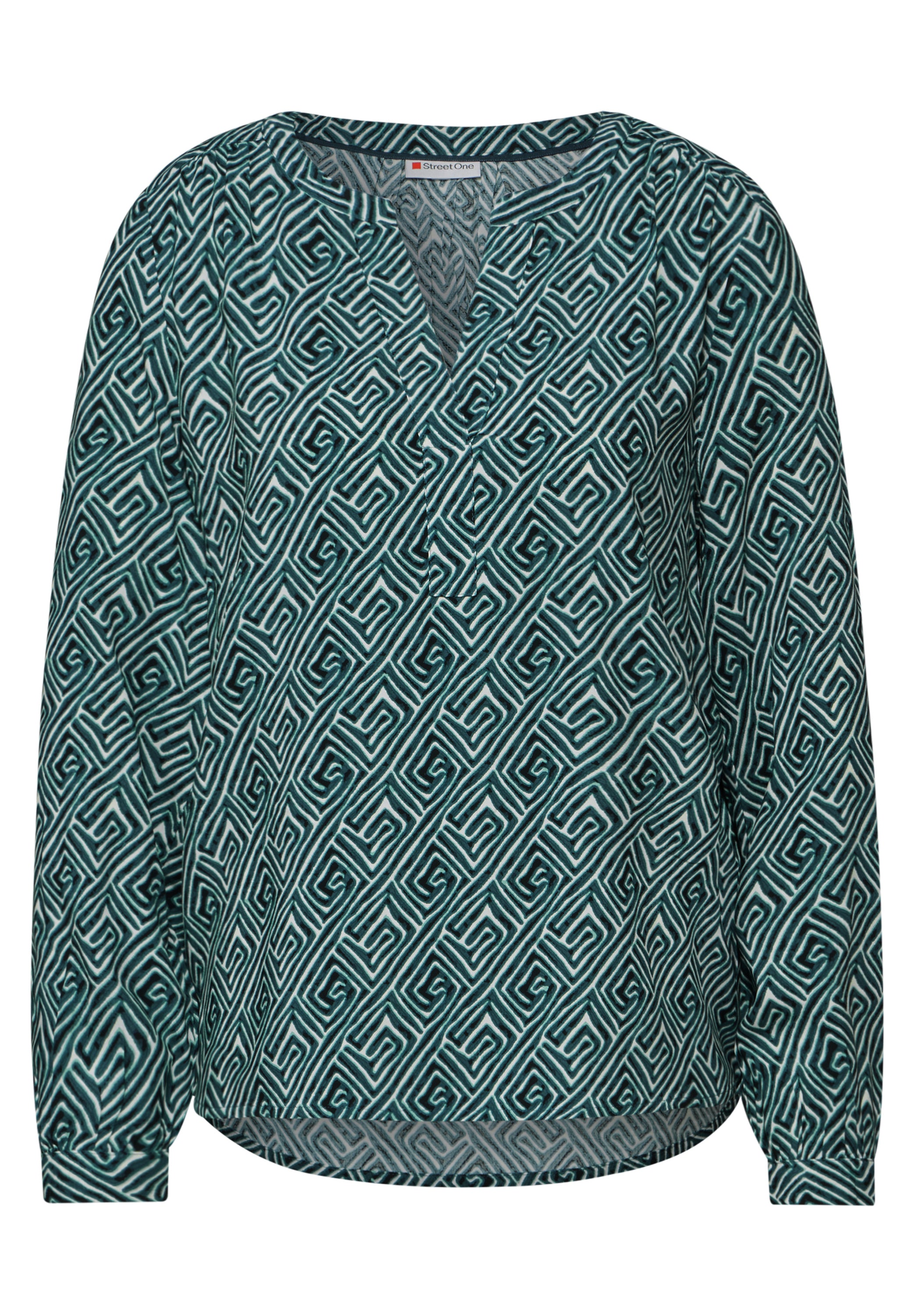 Street One Langarmbluse Damen Geometrisches Muster