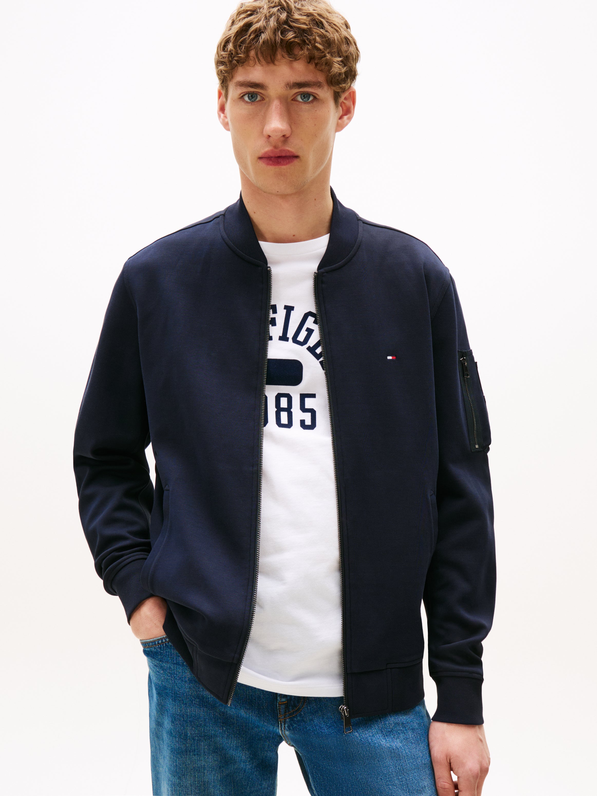 ESSENTIAL INTECHNO BASEBALL JKT Desert Sky Herren Blau
