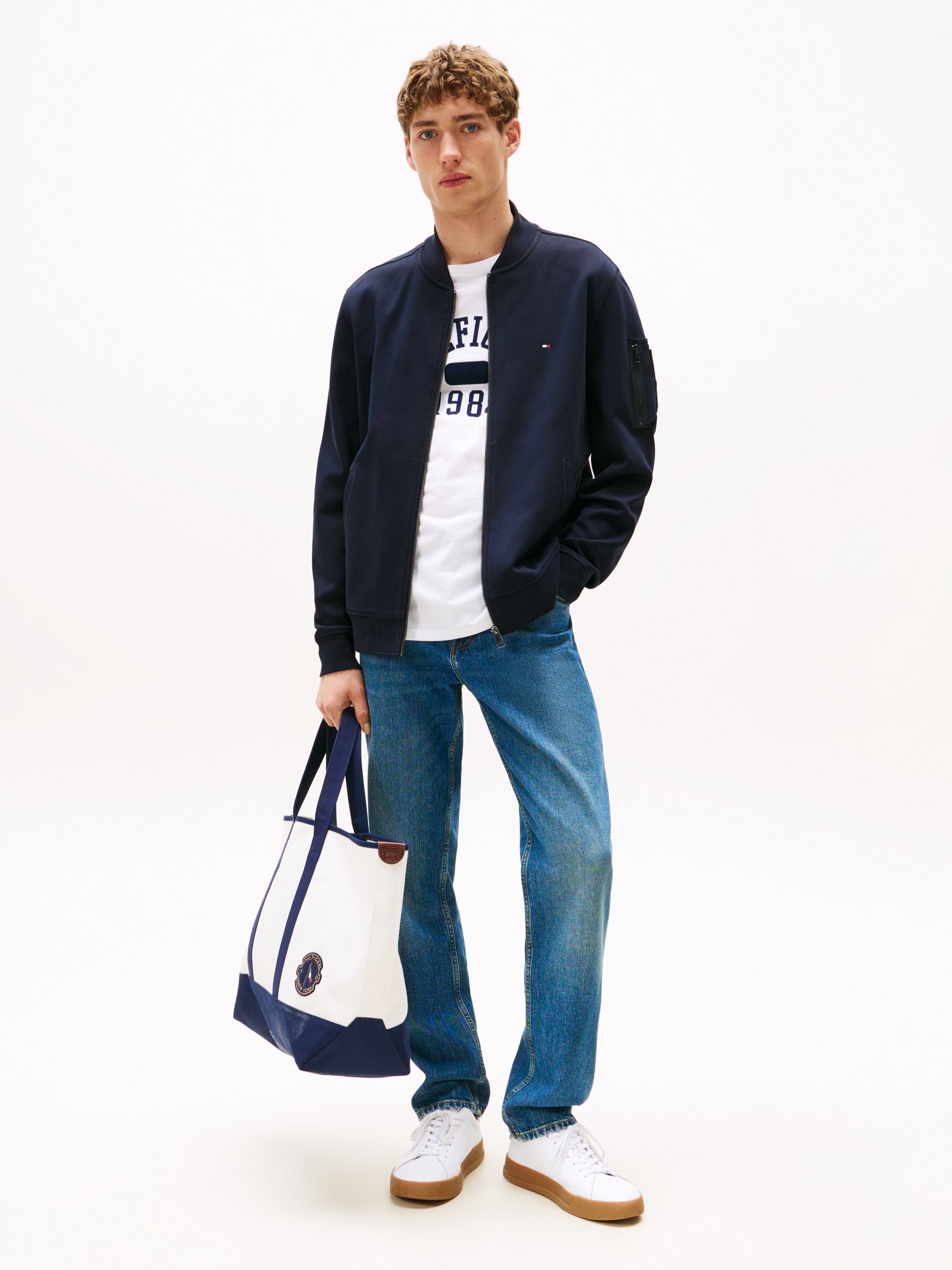 ESSENTIAL INTECHNO BASEBALL JKT Desert Sky Herren Blau