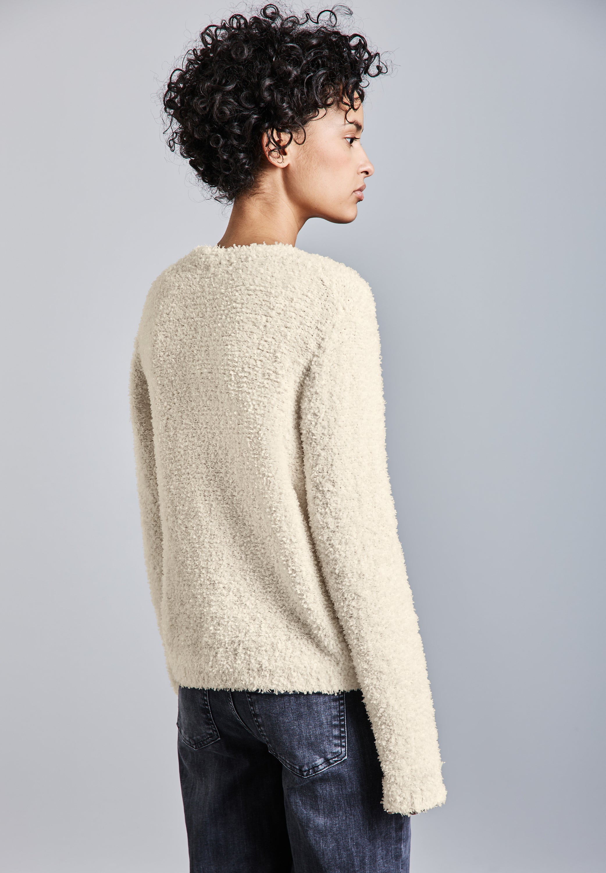 Street One Cardigan mit Effektgarn Damen Vielseitig Kombinierbar
