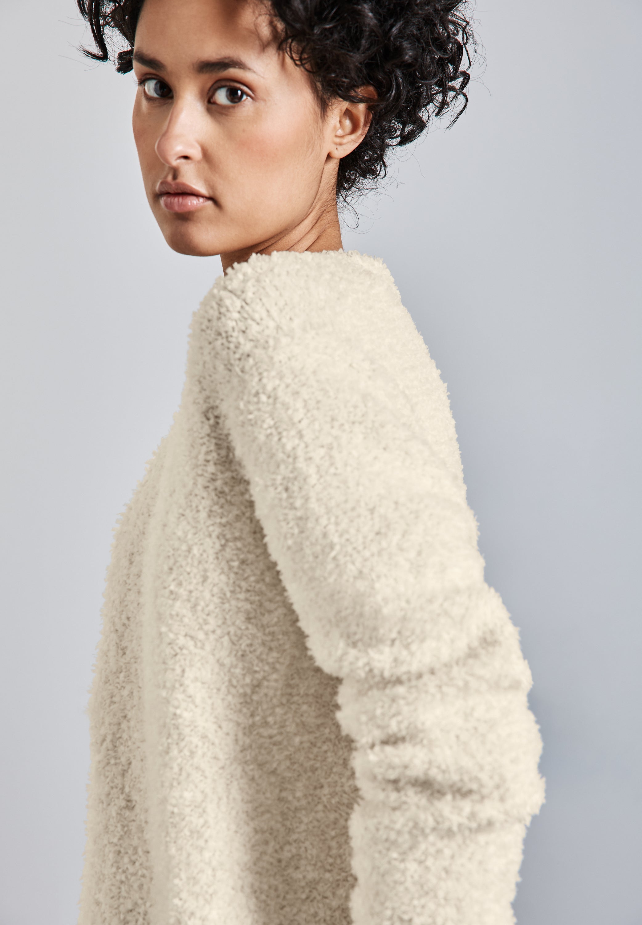 Street One Cardigan mit Effektgarn Damen Vielseitig Kombinierbar