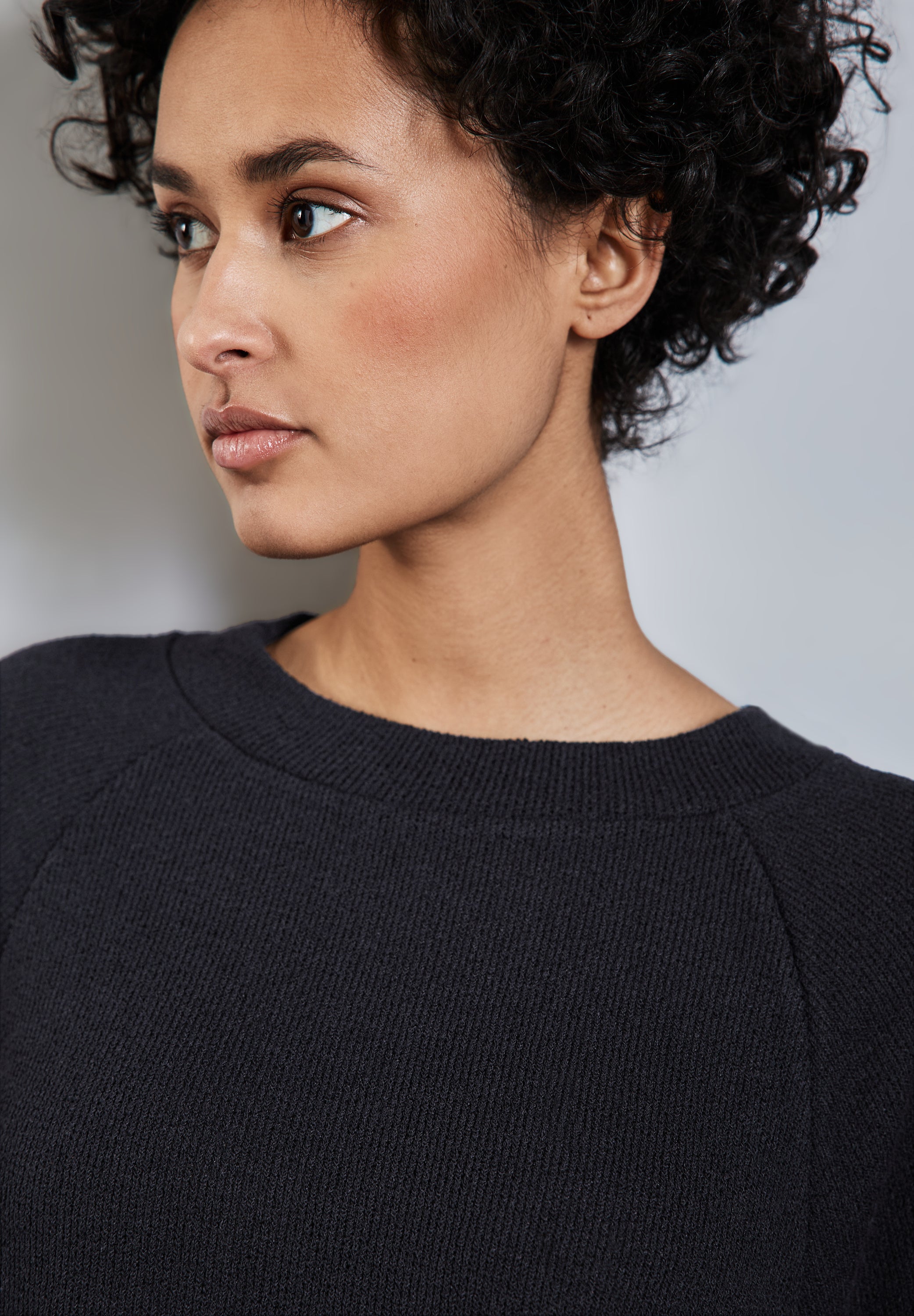 Street One Strick-Look Shirt Damen Vielseitig Kombinierbar
