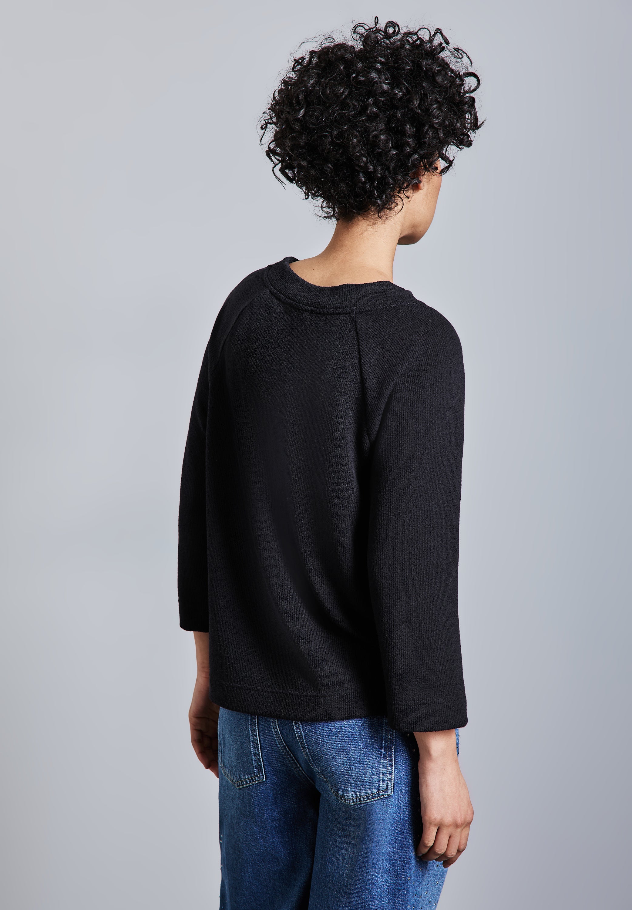 Street One Strick-Look Shirt Damen Vielseitig Kombinierbar