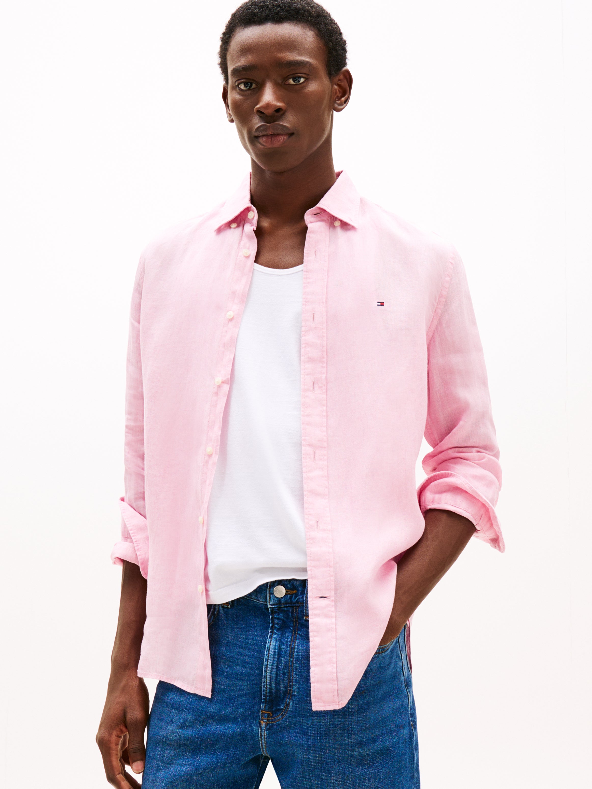 Theur PIGMENT DYED LI SOLID RF SHIRT für Herren mit hochwertiger Verarbeitung