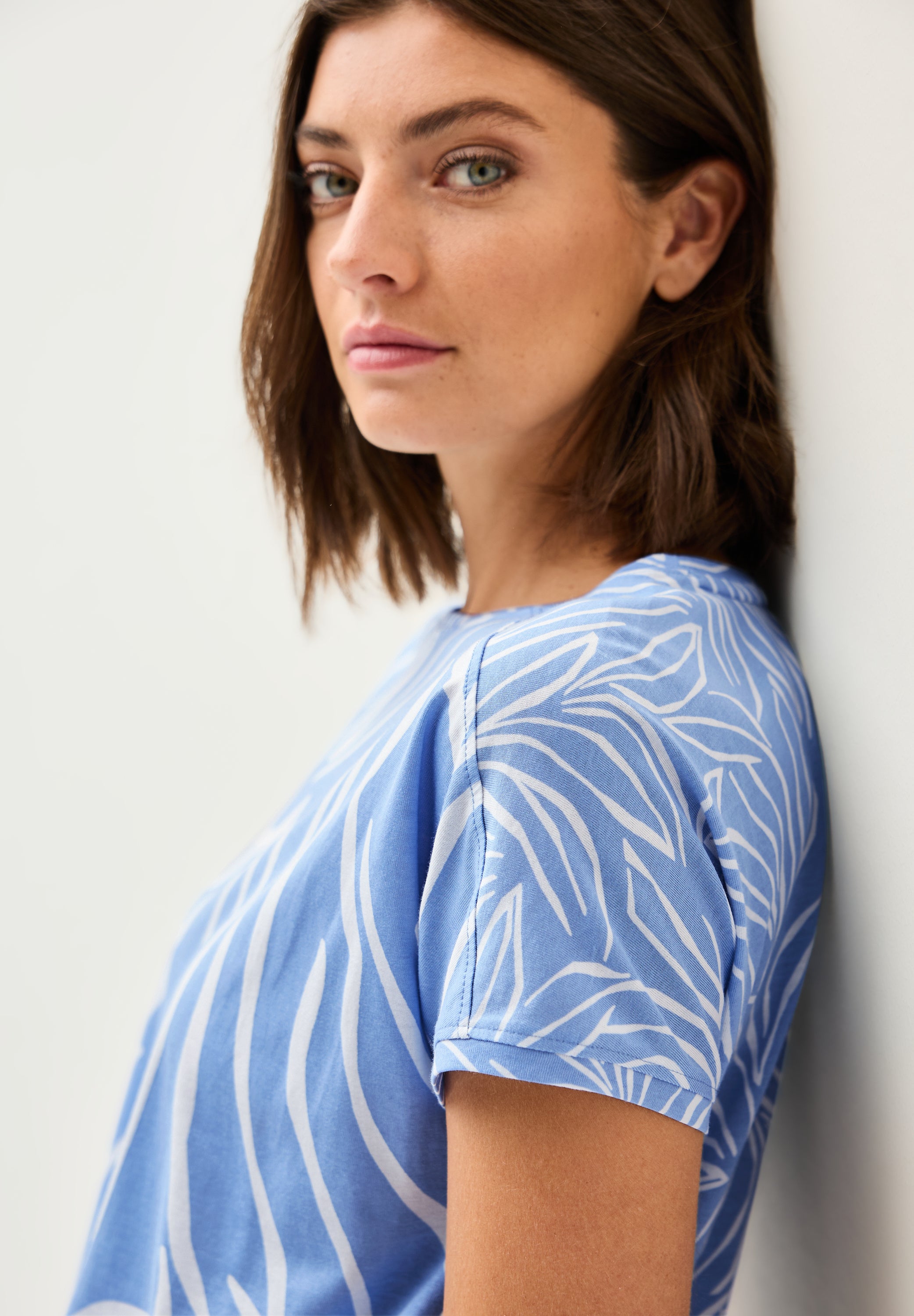 CECIL Print-Mix Shirt Damen bequemer Sitz