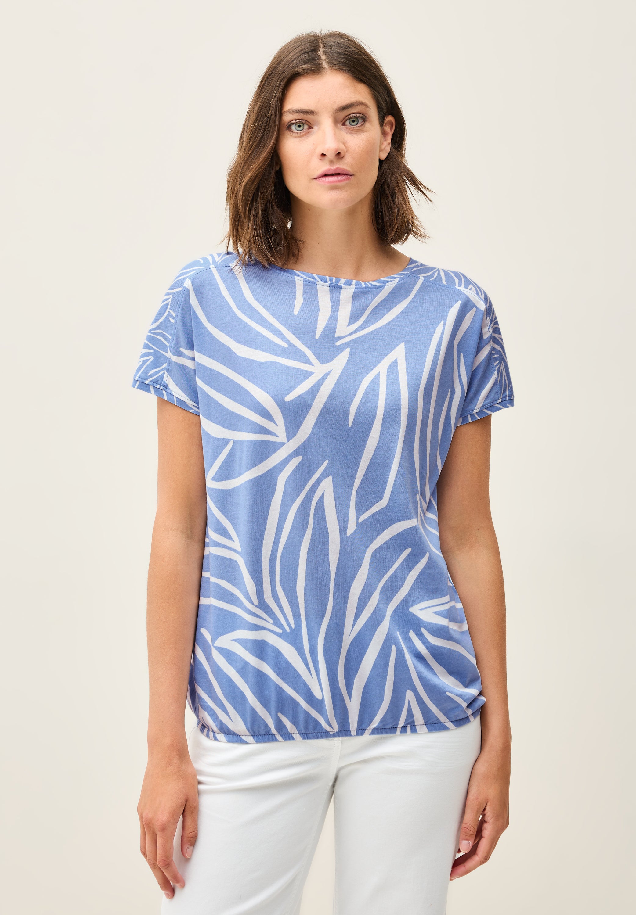 CECIL Print-Mix Shirt Damen bequemer Sitz