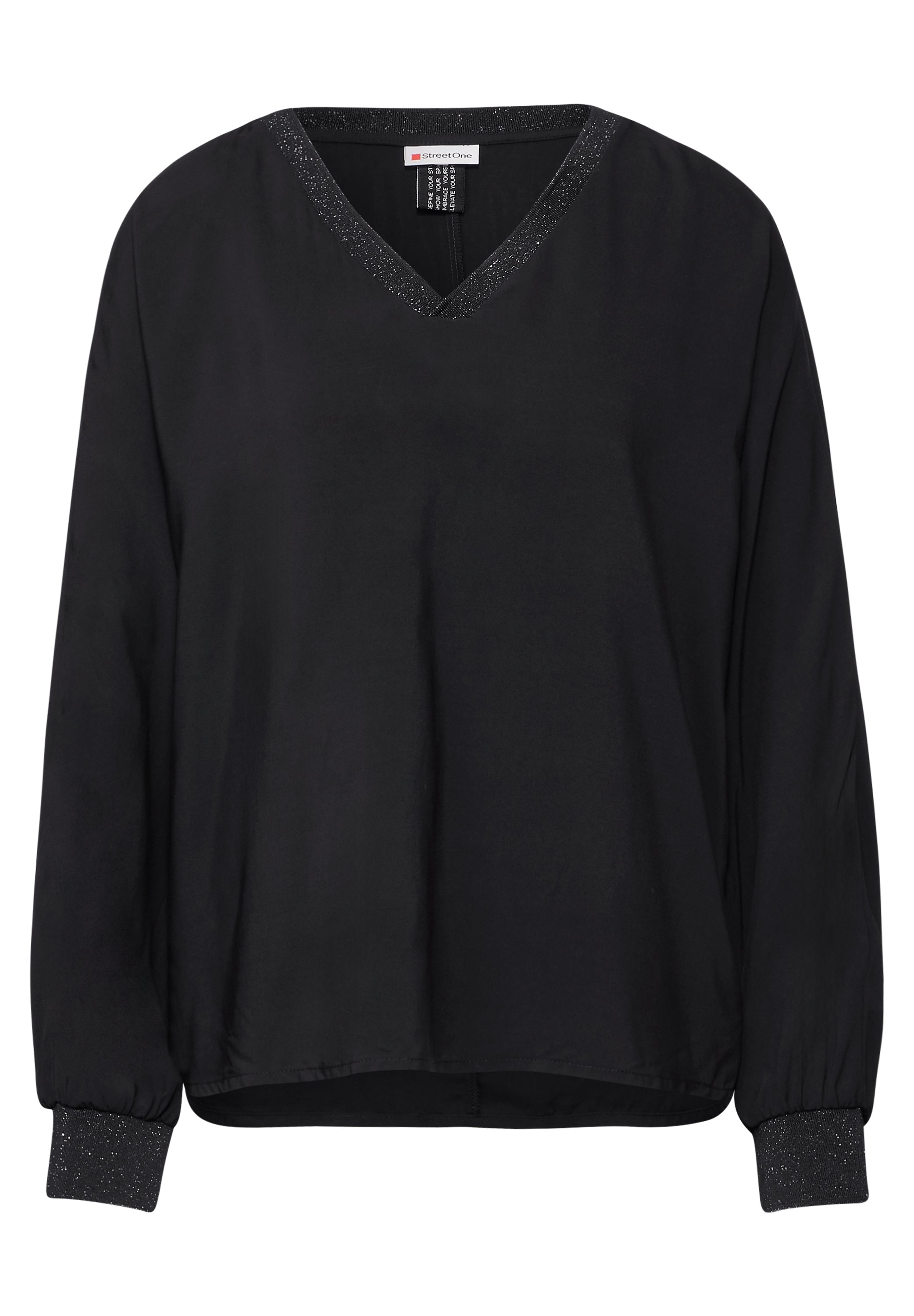 Street One Dolman Bluse Damen Glitzernde Eleganz