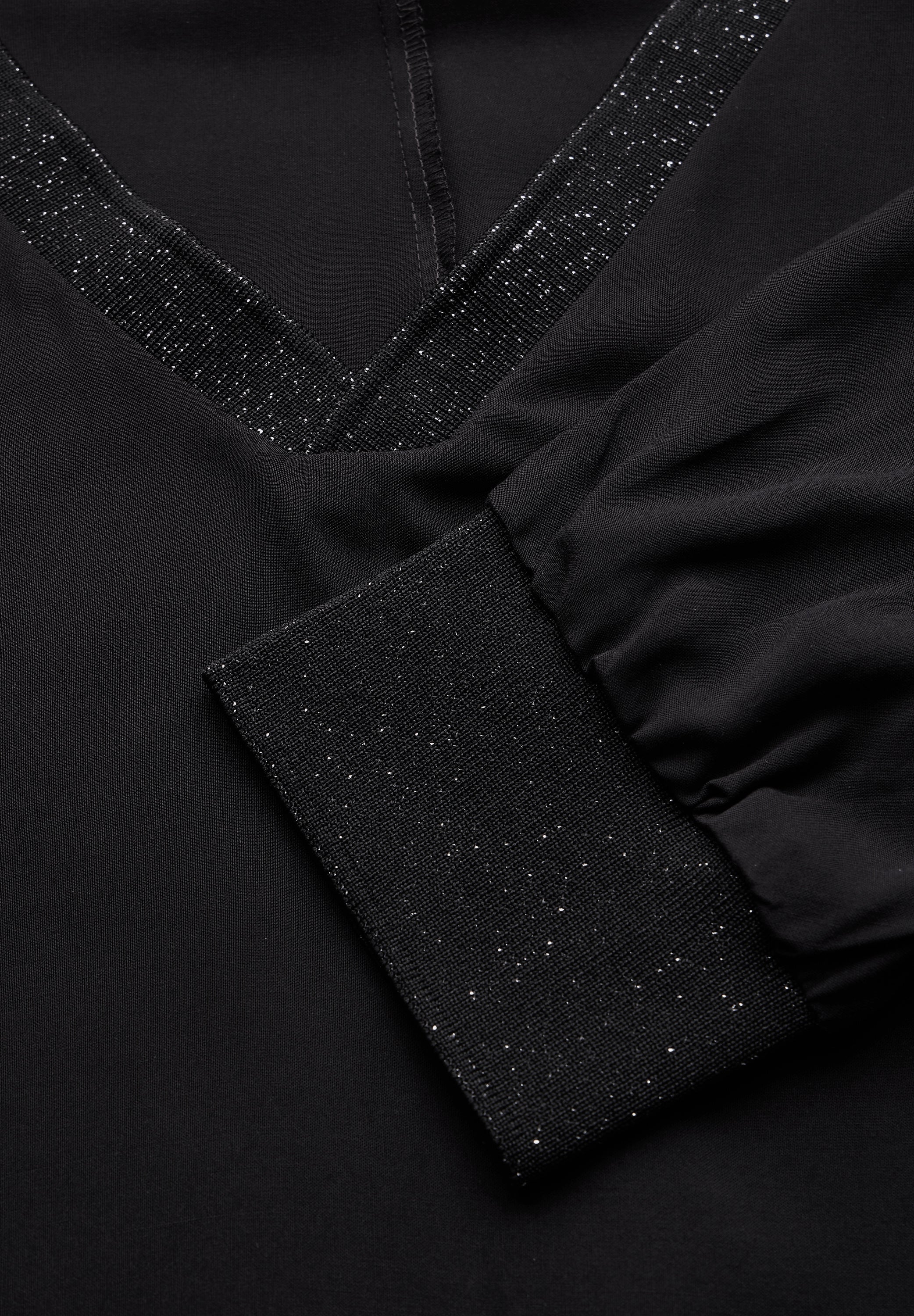 Street One Dolman Bluse Damen Glitzernde Eleganz