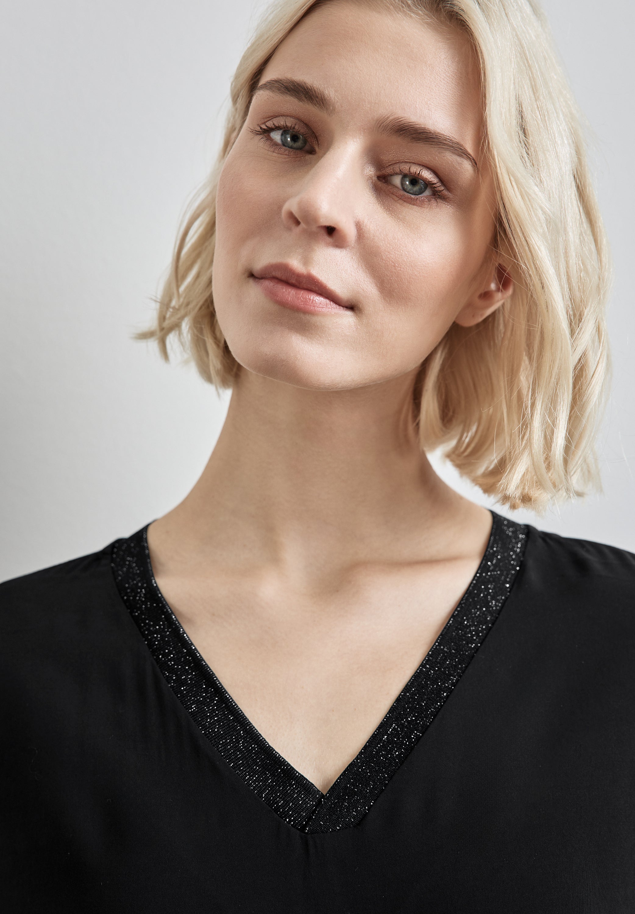 Street One Dolman Bluse Damen Glitzernde Eleganz