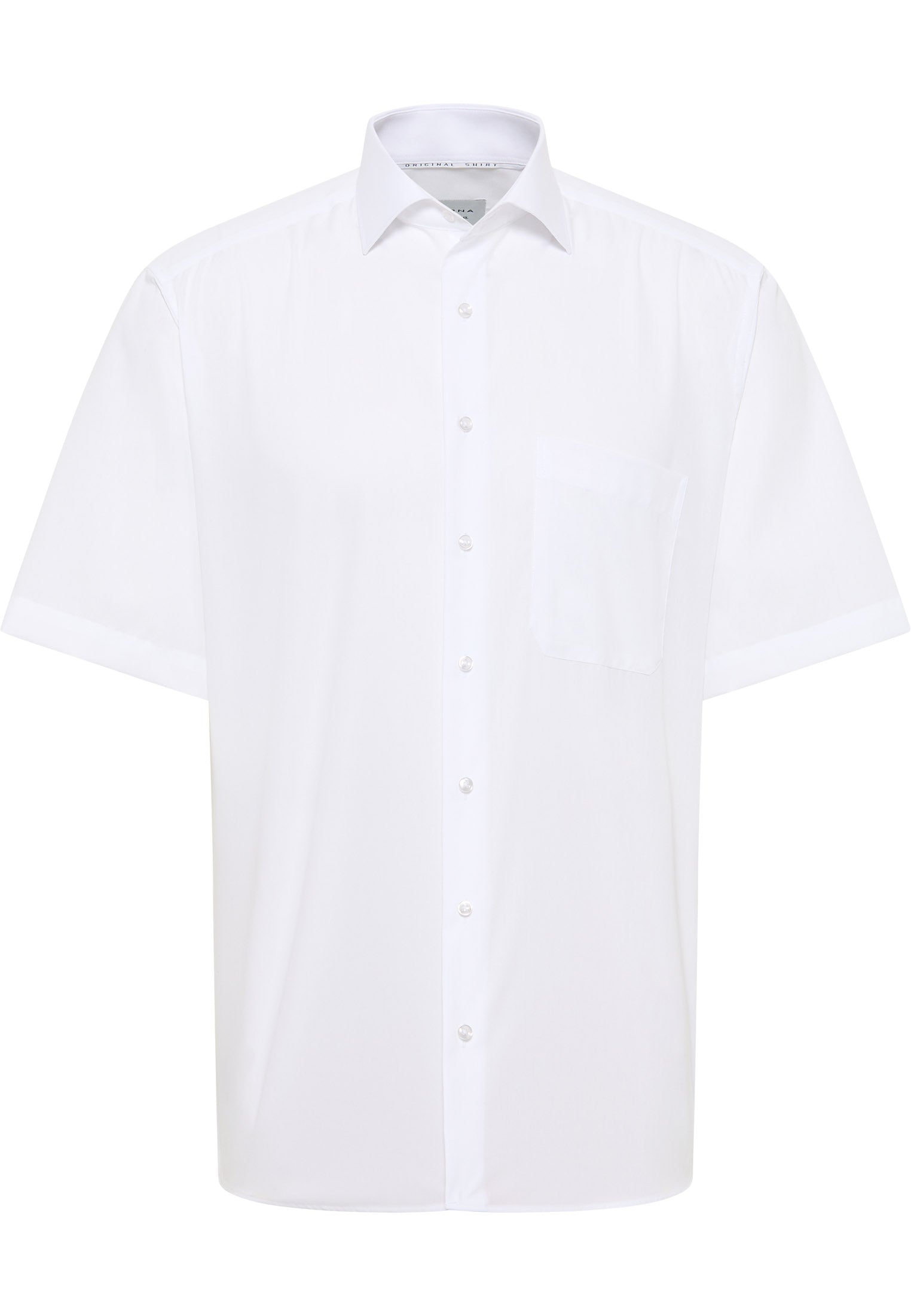 Eterna Shirt Popeline Kurzarm Herren bügelfrei