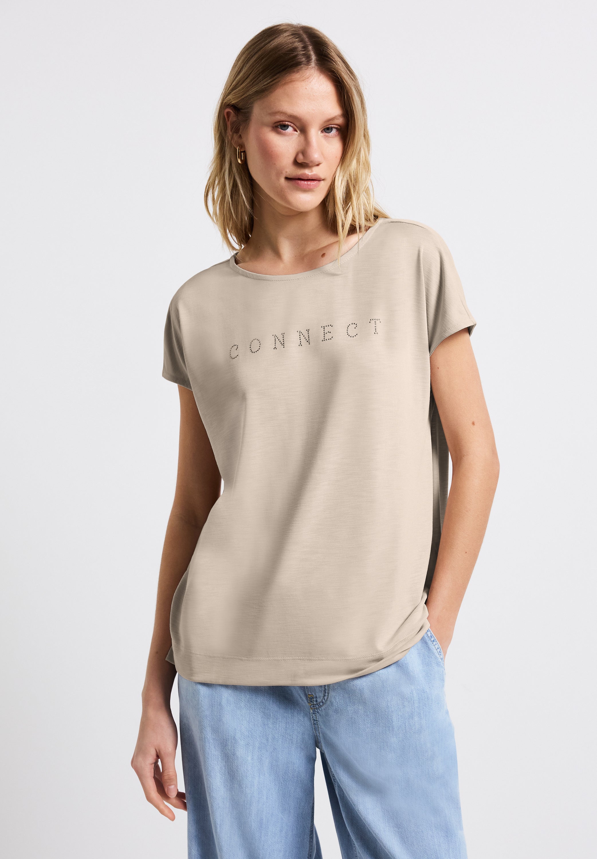 Street One Silk-Look Shirt Damen Luxus