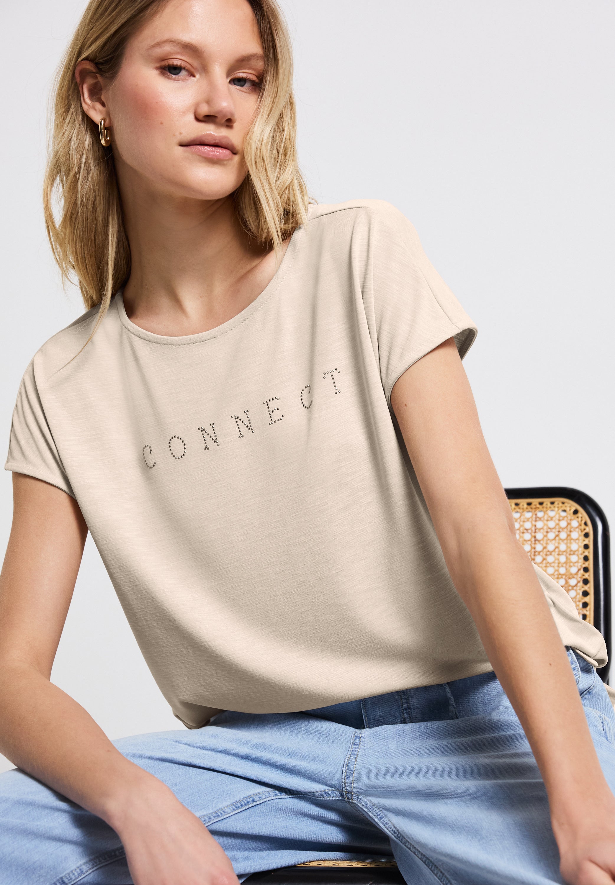 Street One Silk-Look Shirt Damen Luxus