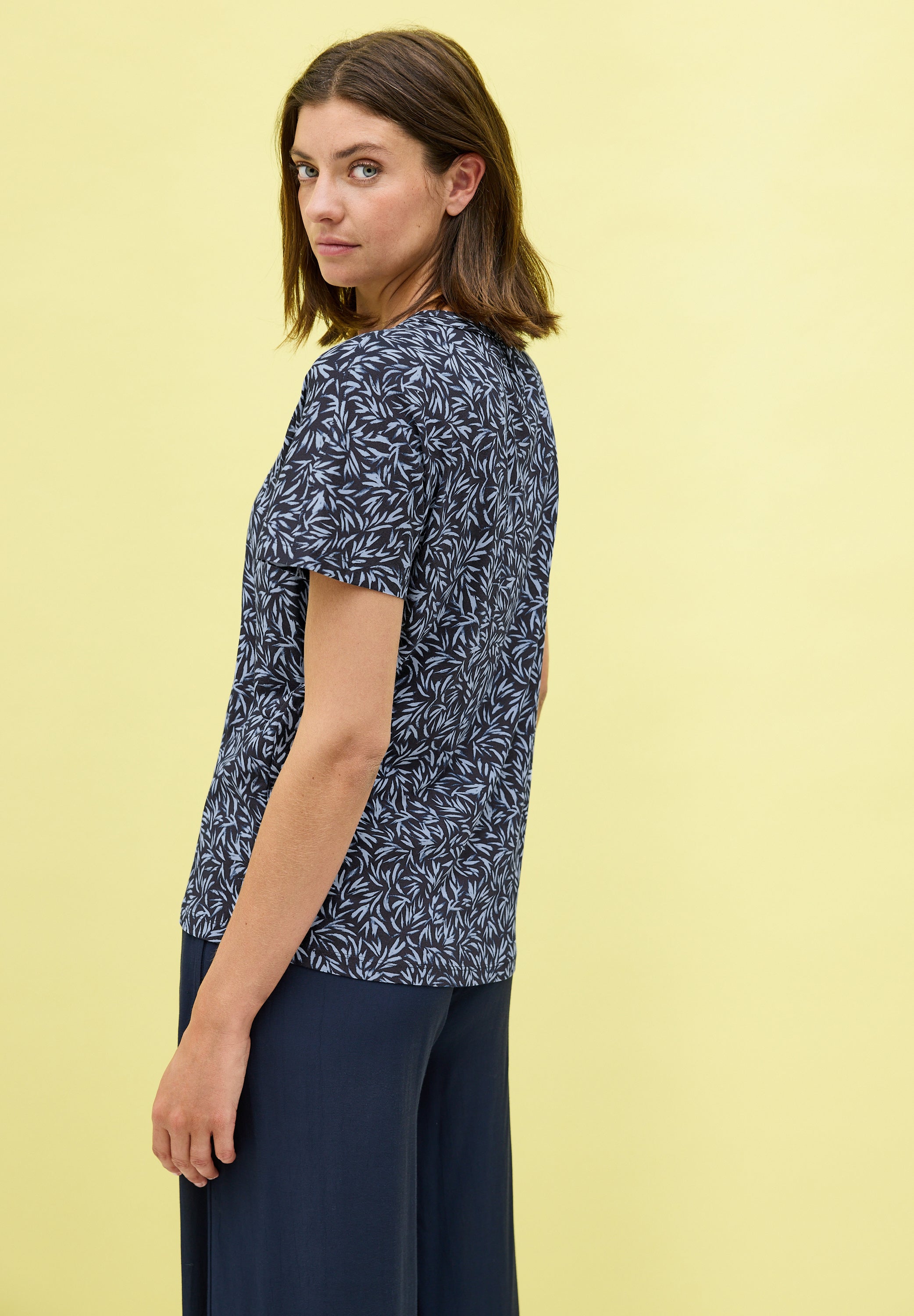 CECIL Tunika Damen Weiches Baumwoll-Modal Shirt