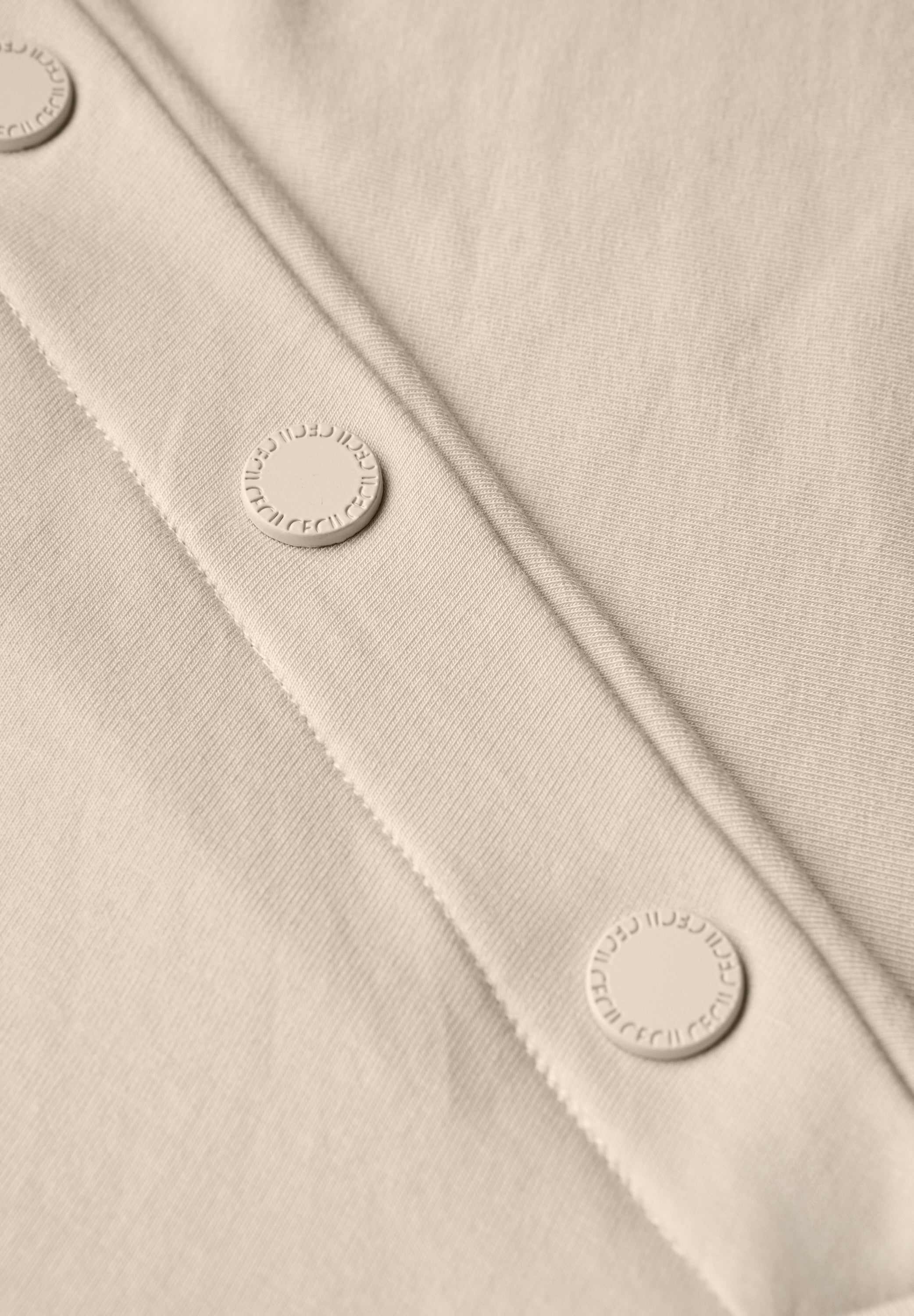 CECIL Shirt Damen mit Knopfdetail und dropped shoulders