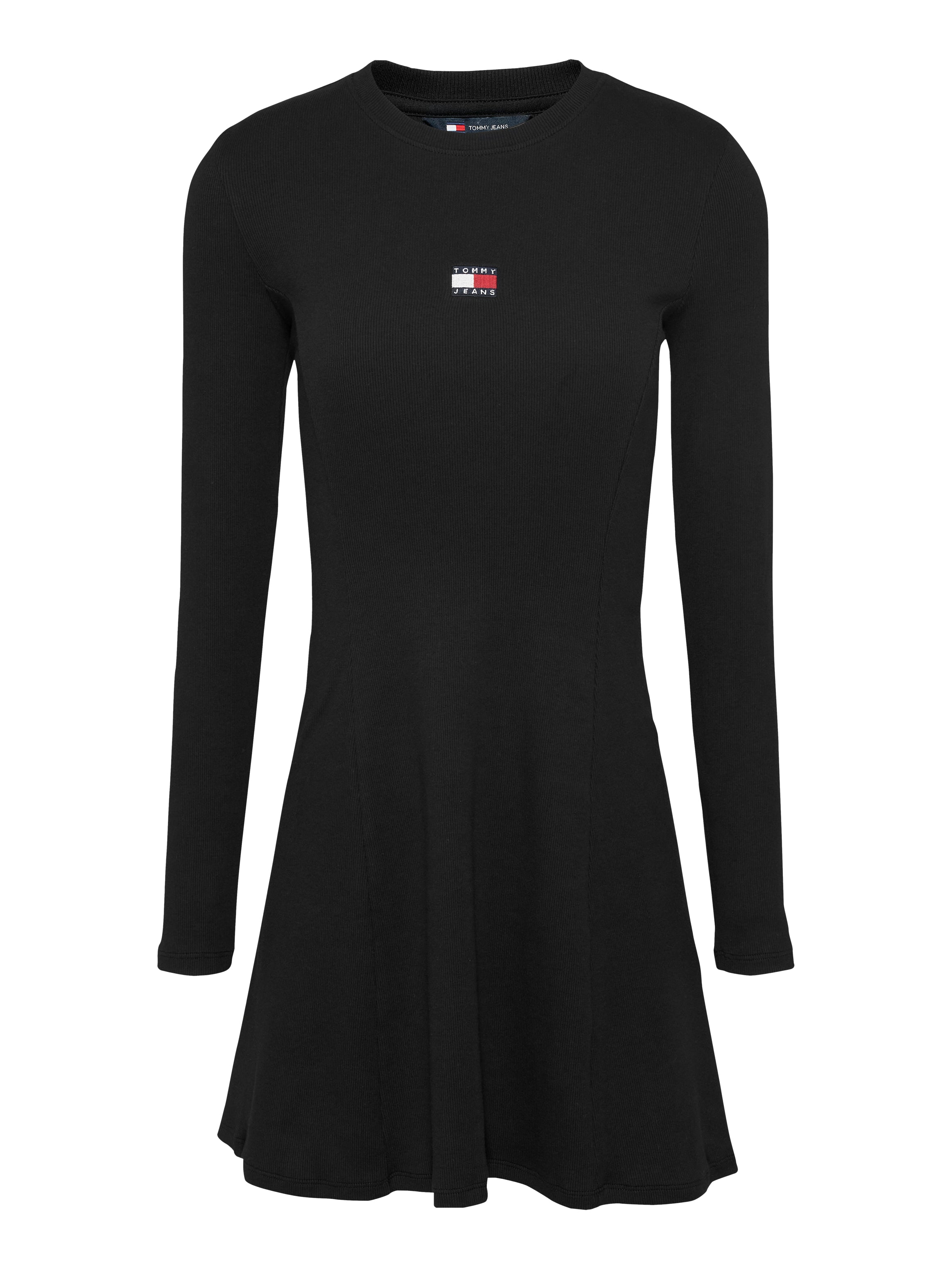 TJW FIT & FLARE BADGE DRESS Damen Schwarz