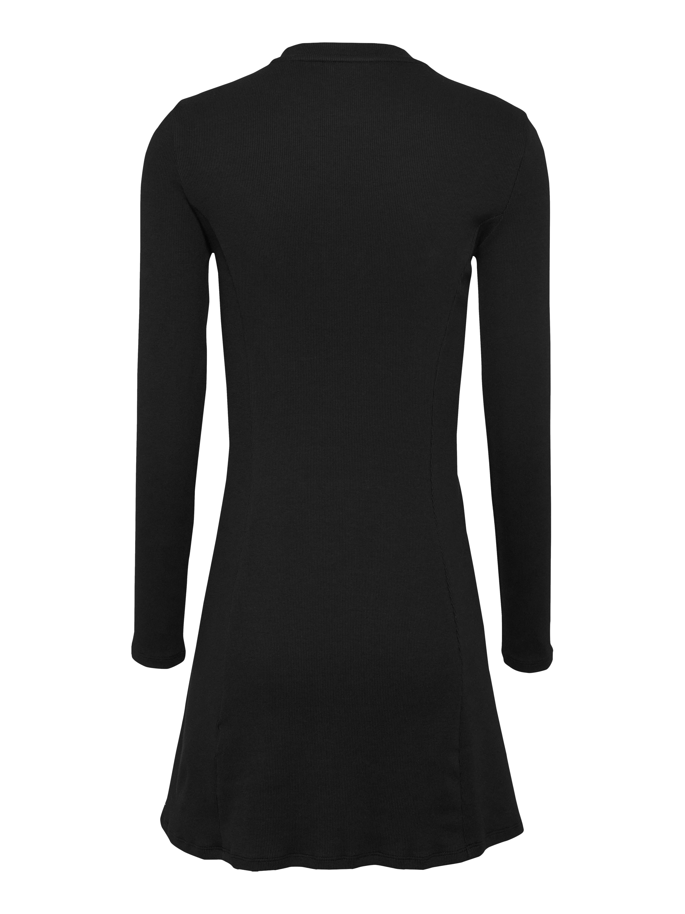 TJW FIT & FLARE BADGE DRESS Damen Schwarz