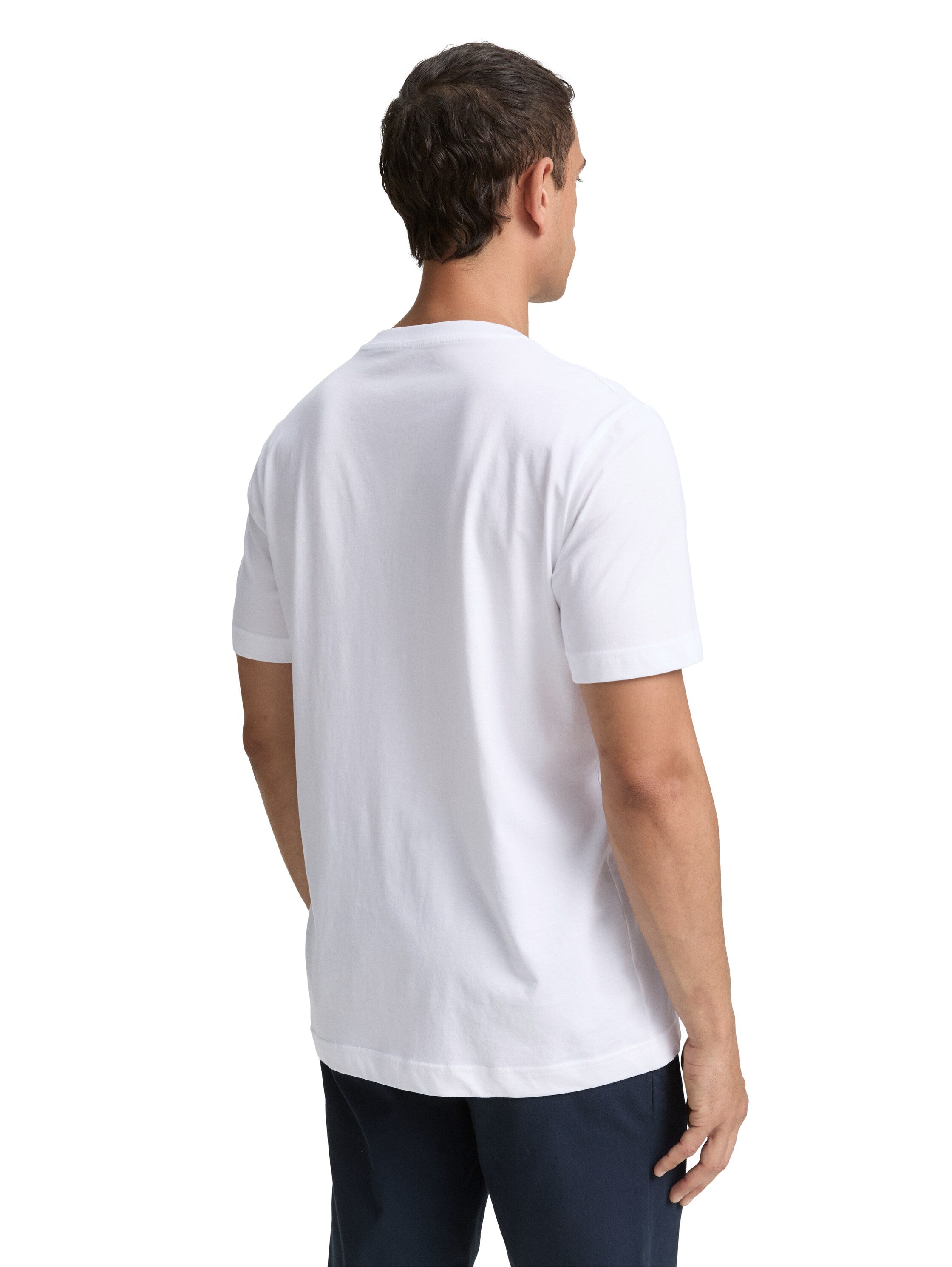Tom Tailor Denim Male Basic T-Shirts 2er-Pack Baumwolle