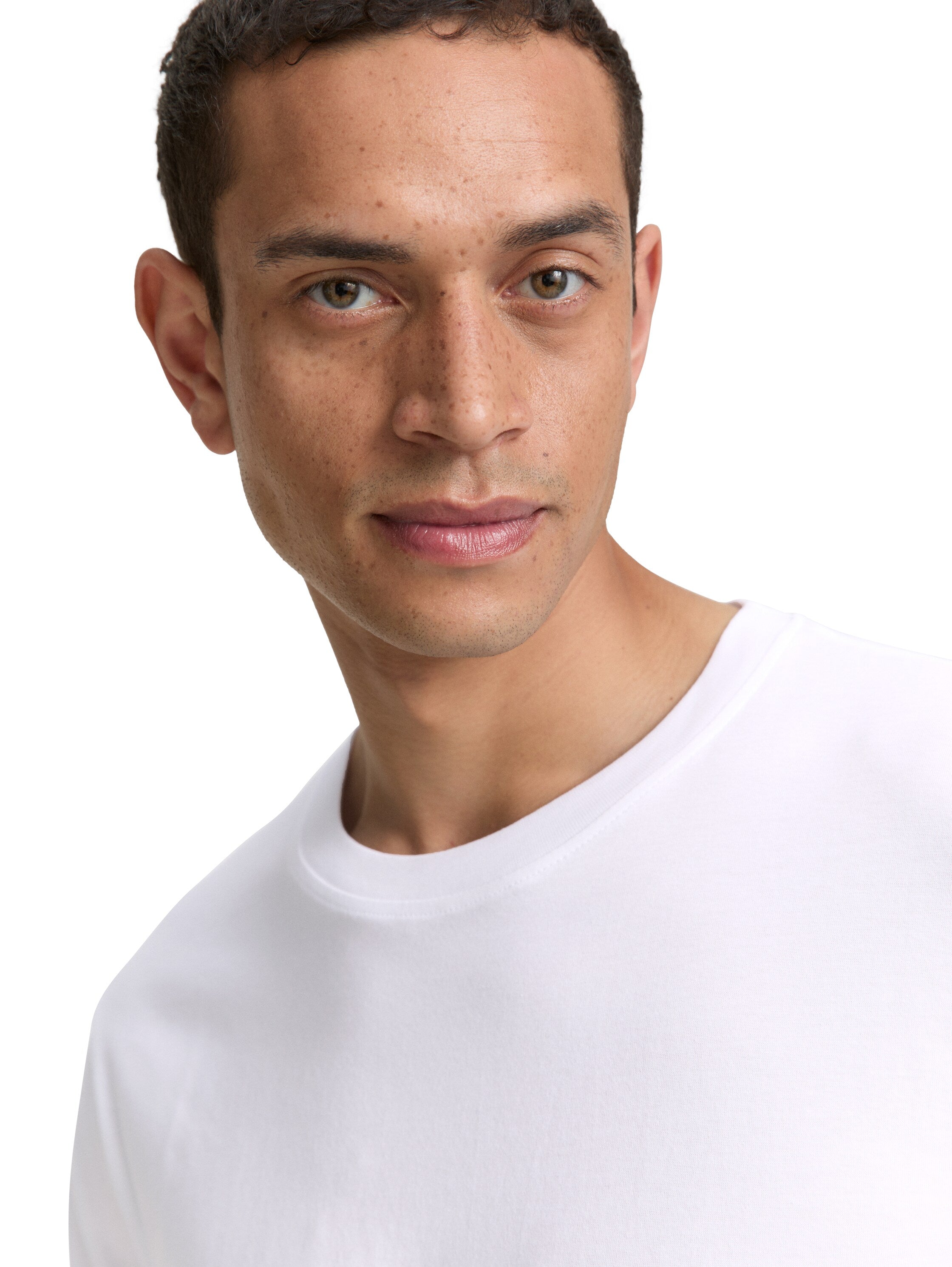 Tom Tailor Denim Male Basic T-Shirts 2er-Pack Baumwolle