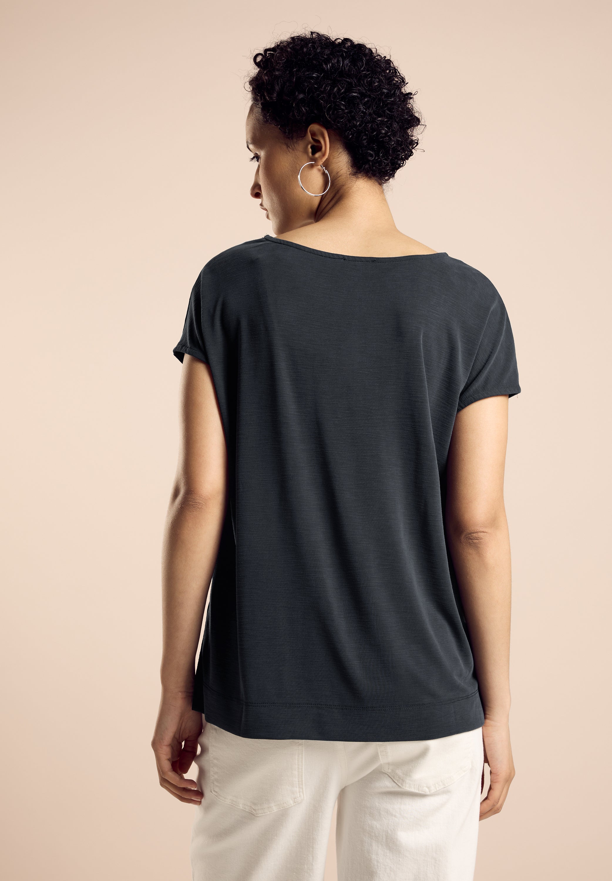 Street One T-Shirt mit Schriftzug Damen Sommer Must-Have