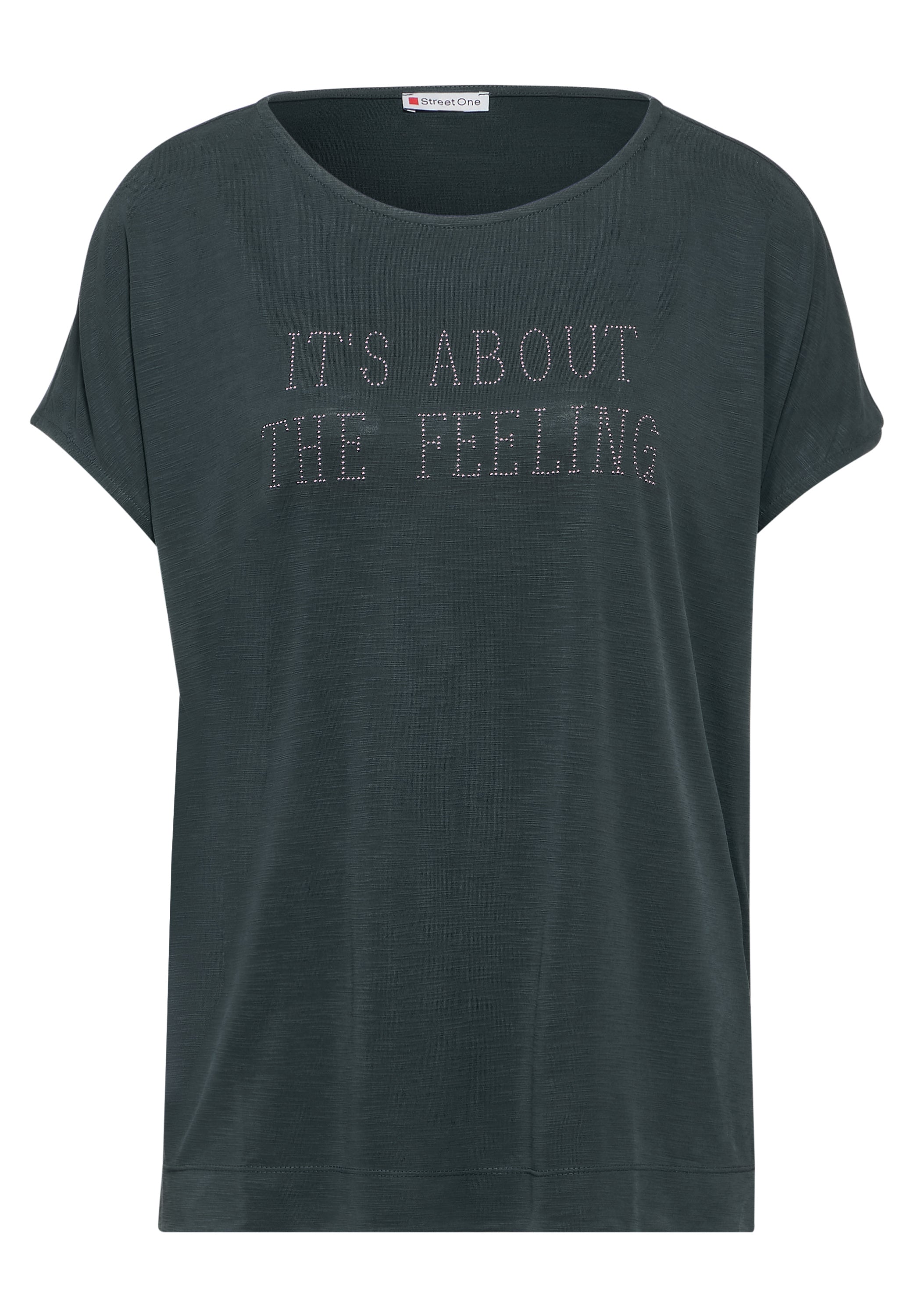 Street One T-Shirt mit Schriftzug Damen Sommer Must-Have