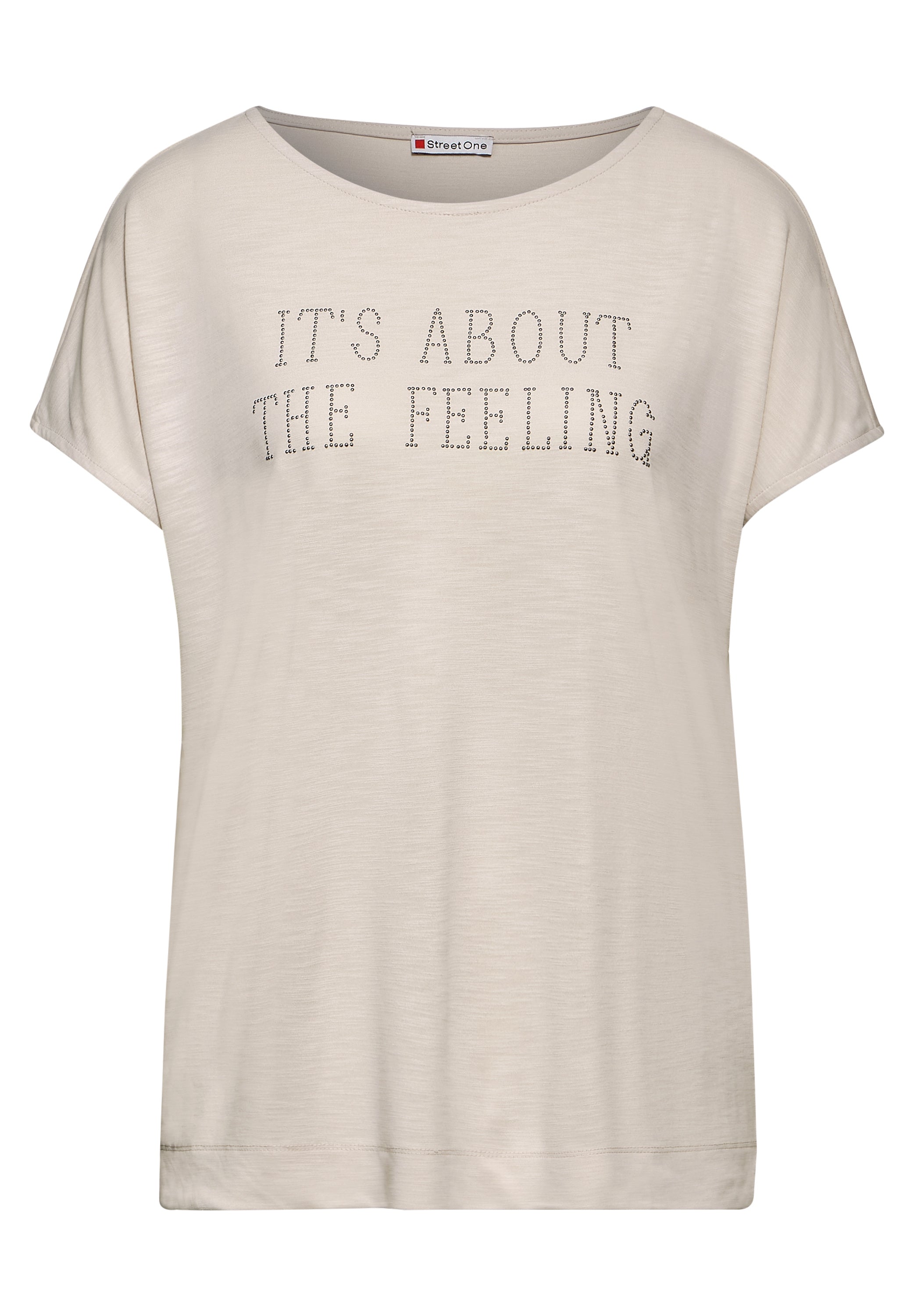 Street One T-Shirt mit Schriftzug Damen Sommer Must-Have
