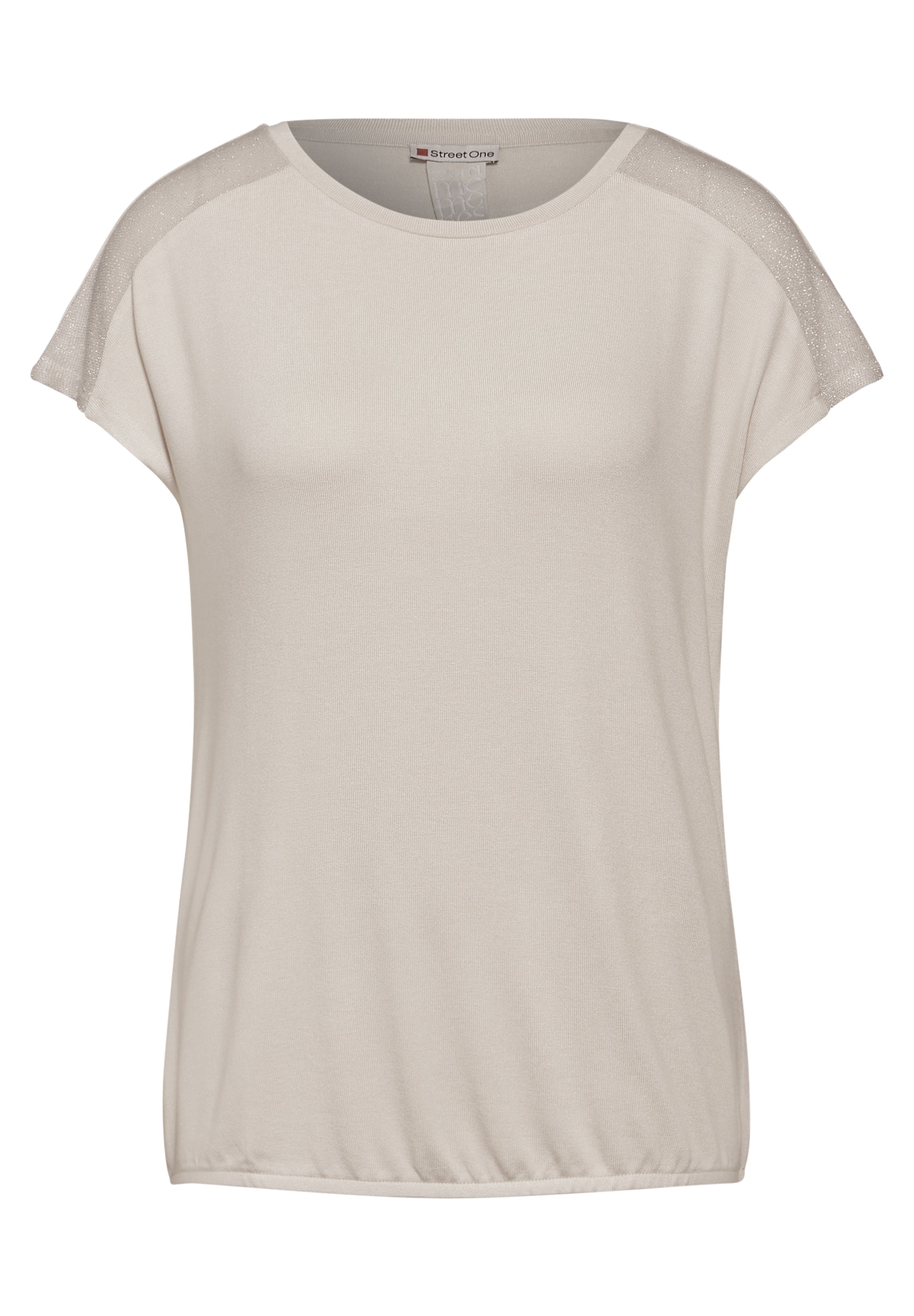 Street One T-Shirt Damen Glanz-Detail Elegant